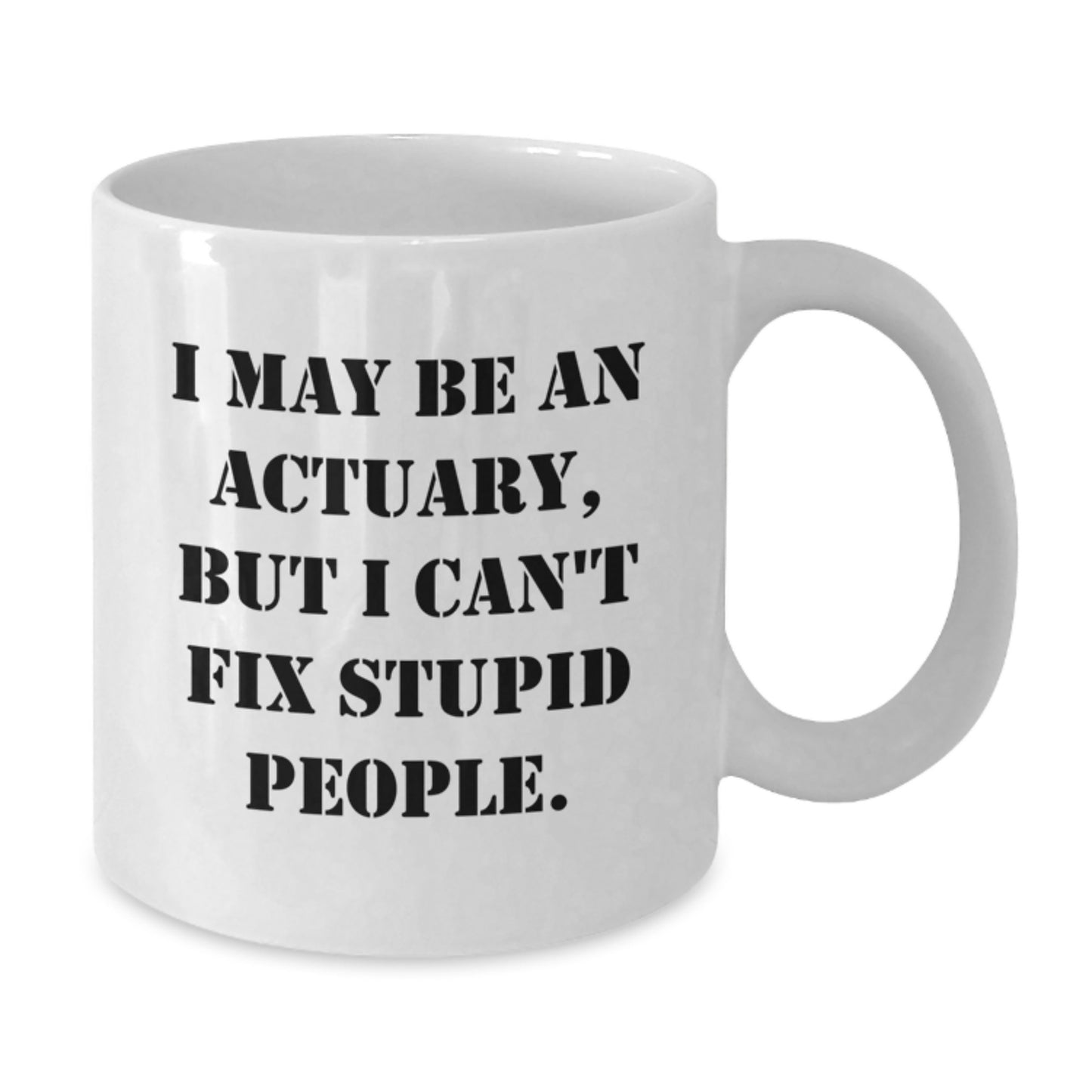 Actuary Keepsake White Coffee Mug for Him Graduation Gift - Additional