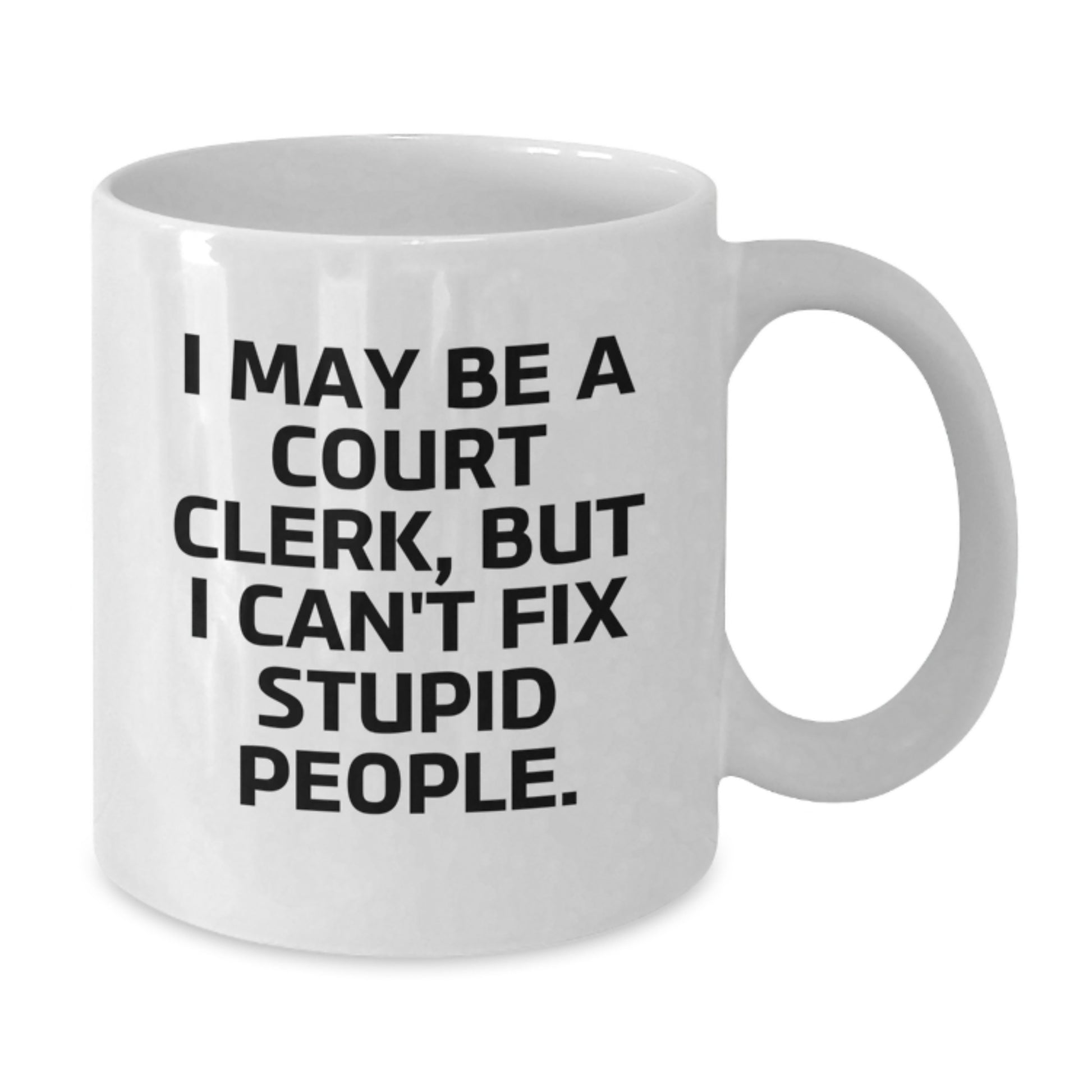 Court Clerk Premium White Coffee Mug Keepsake Birthday Gift for Him - Additional