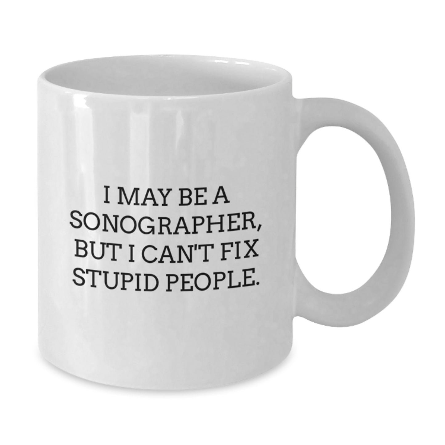 Funny Sonographer Gifts from Men to Sonographer Friends, White Coffee Mug for Sonographer, Graduation Unique Gifts - Additional