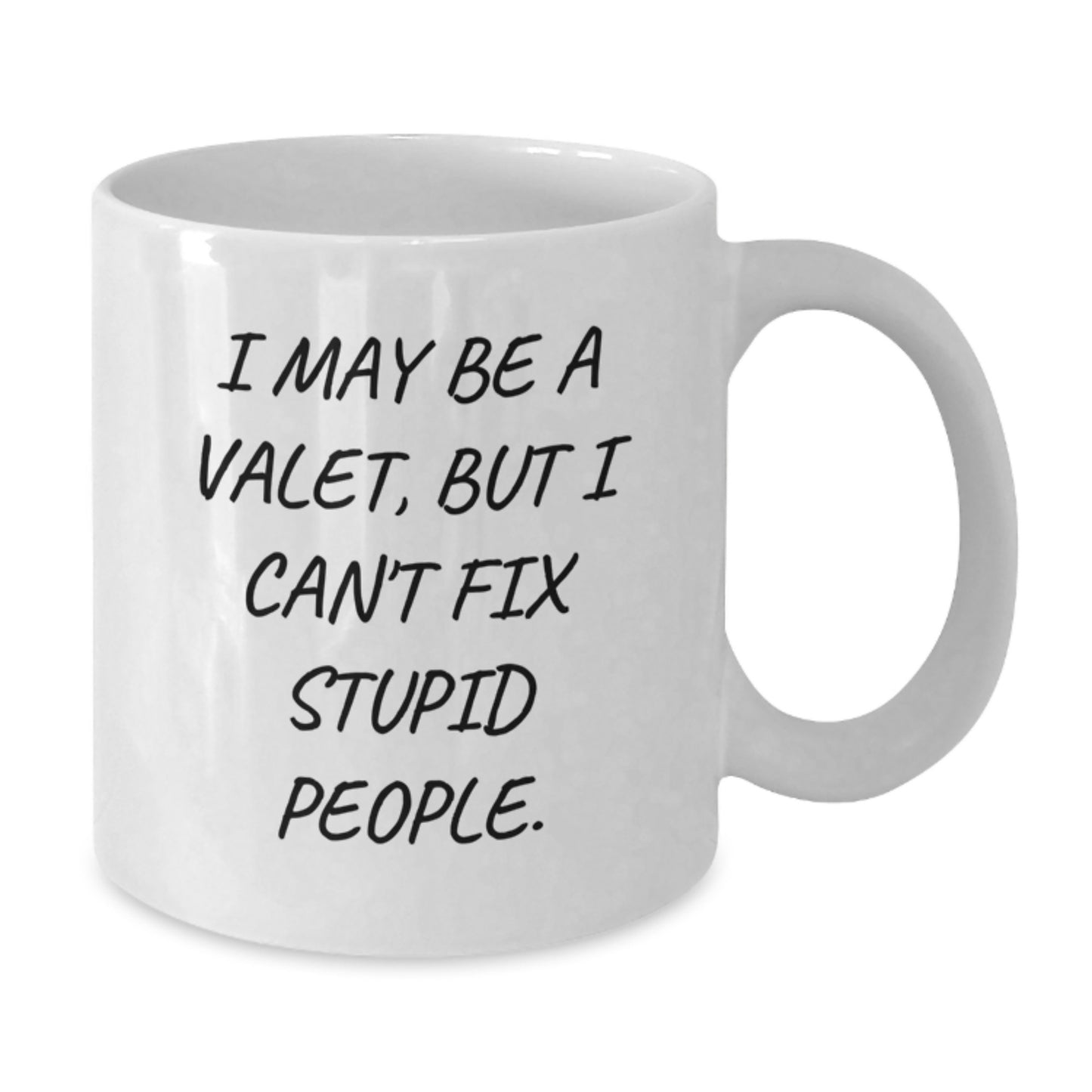 Valet White Coffee Mug Keepsake Birthday Gift for Him - Additional