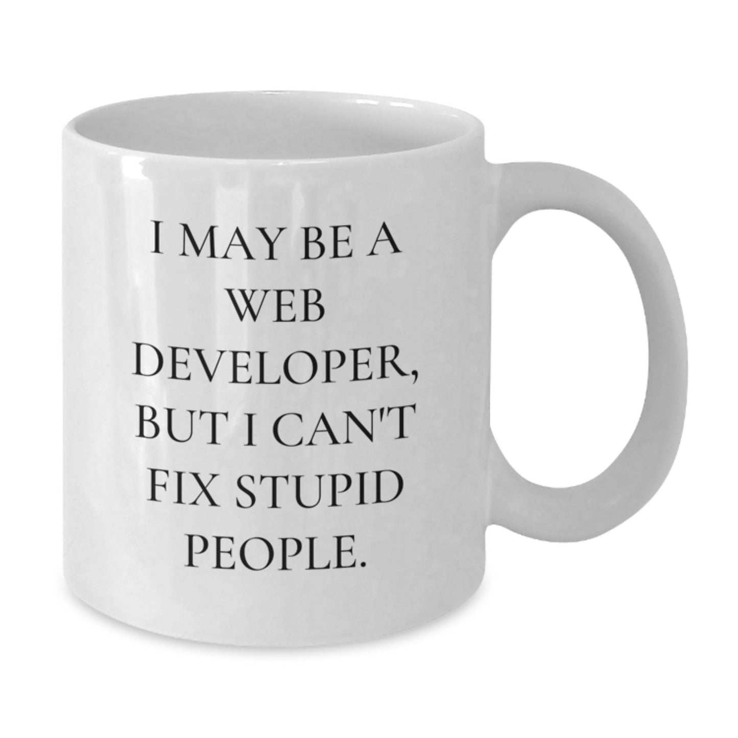Funny Web Developer White Coffee Mug Gifts from Friends, Graduation Unique Gifts for Web Developer Men, Funny Quotes Mug - Additional
