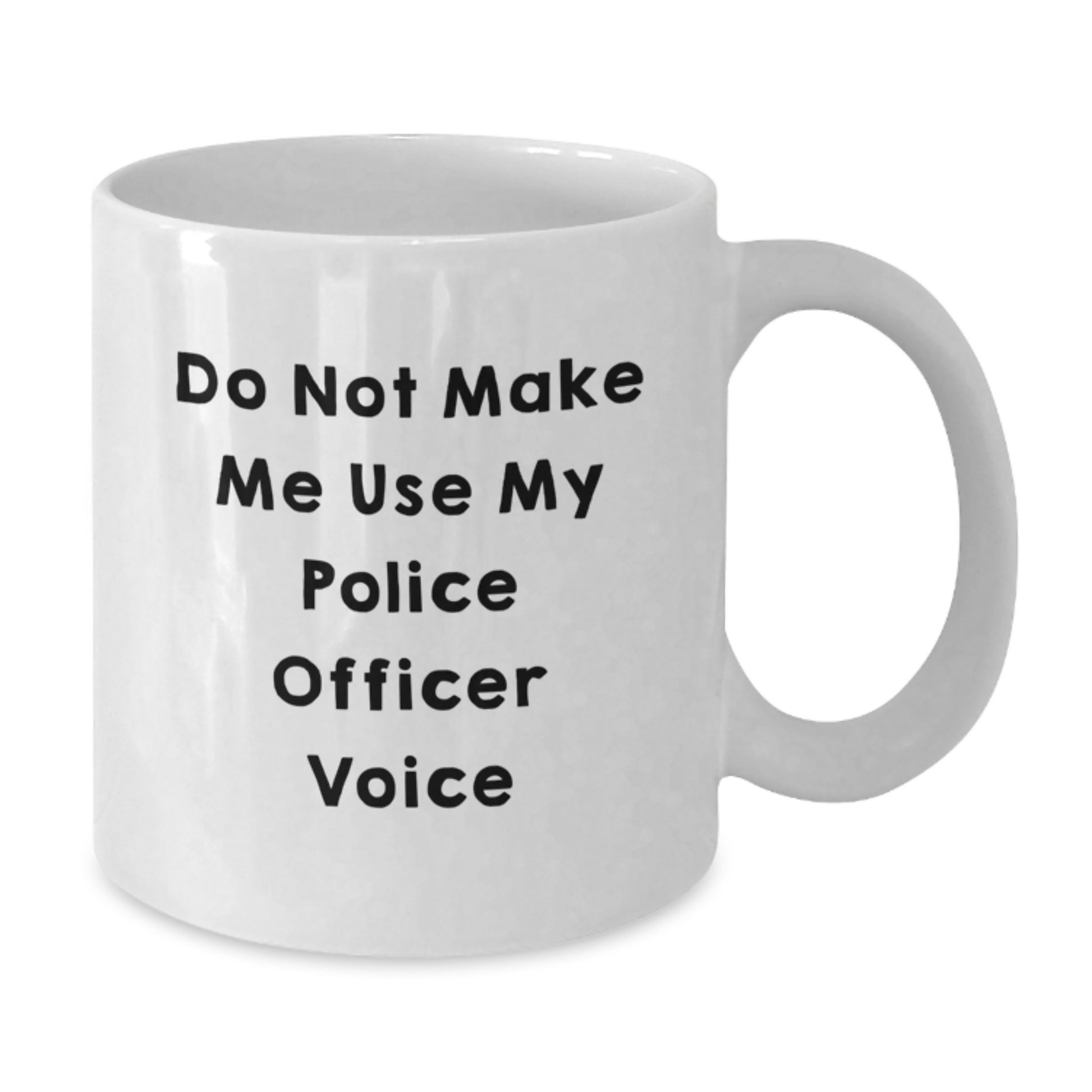 Police Officer Keepsake White Coffee Mug Birthday Gift for Him Ceramic - Additional