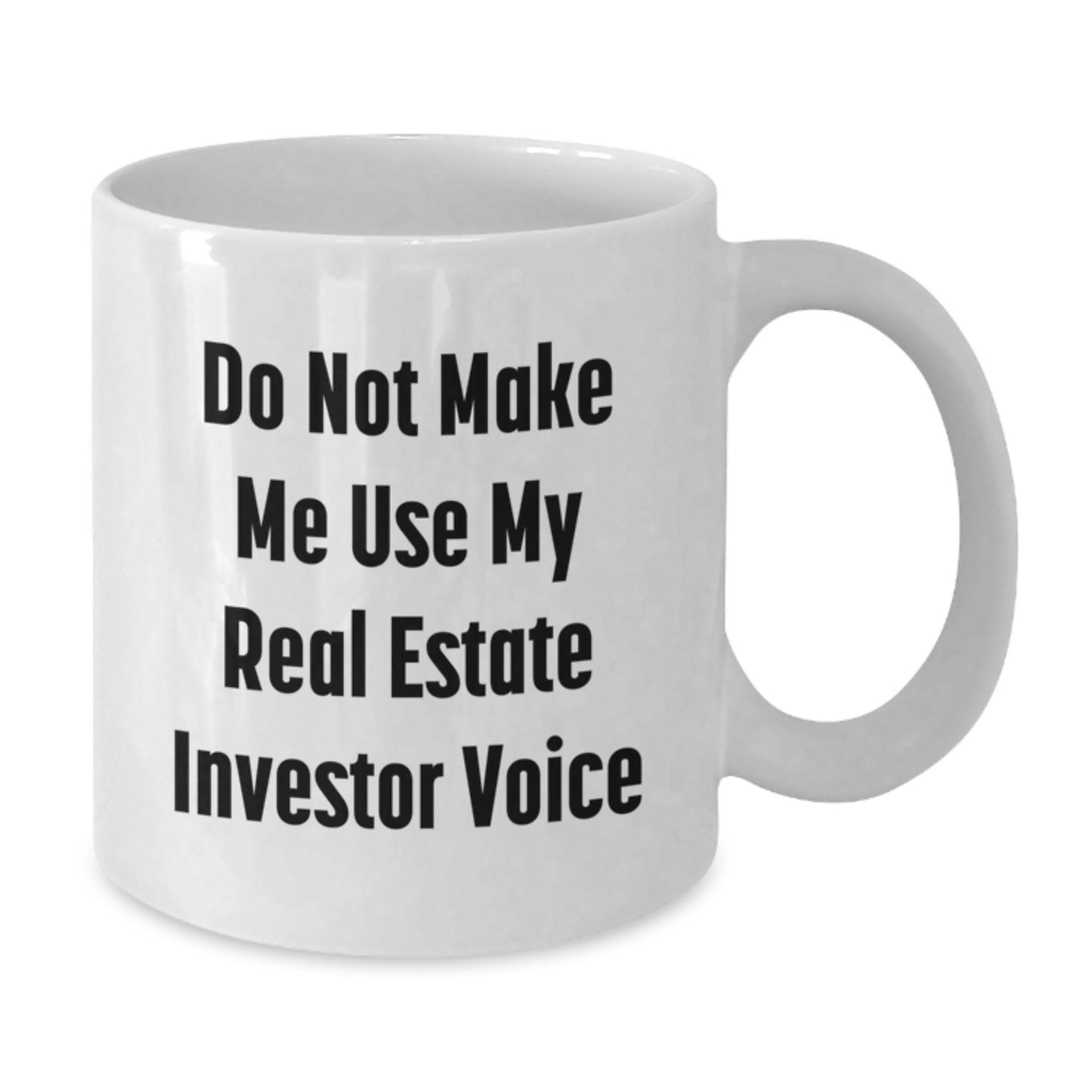 Real Estate Investor White Ceramic 11oz Mug for Him Birthday Gift - Additional