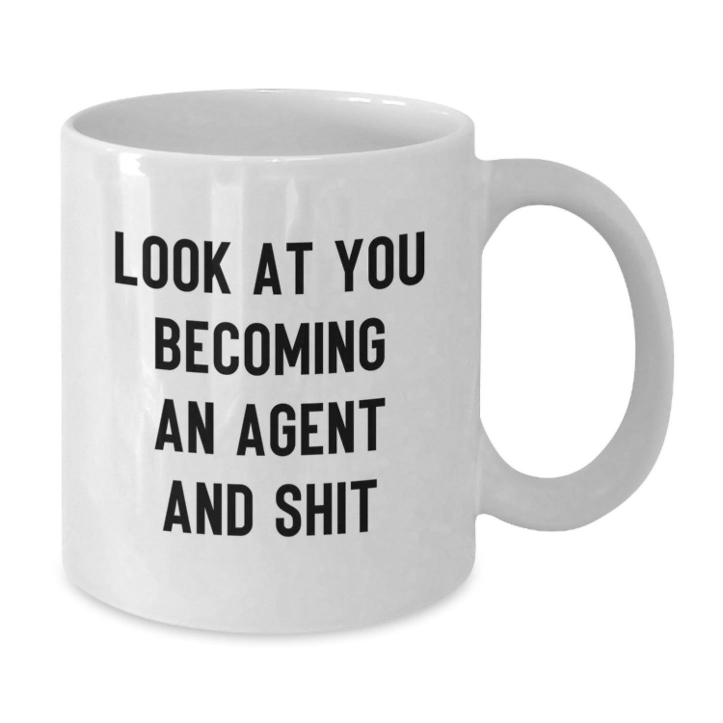 Funny Agent Gifts from Coworkers, White Coffee Mugs for Agent, Christmas Unique Agent White Coffee Mug - Additional