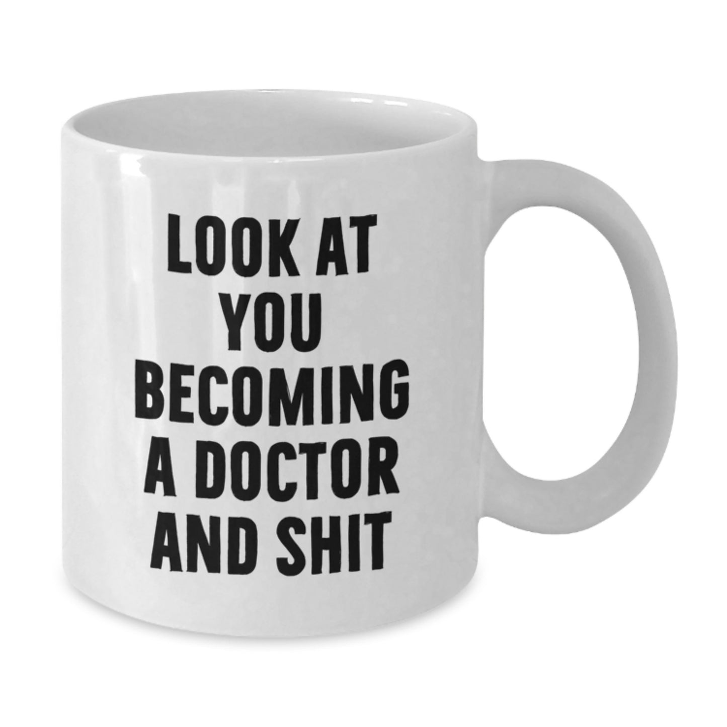Funny Doctor Gifts from Friends to Becoming a White Coffee Mug for Christmas Unique - Additional