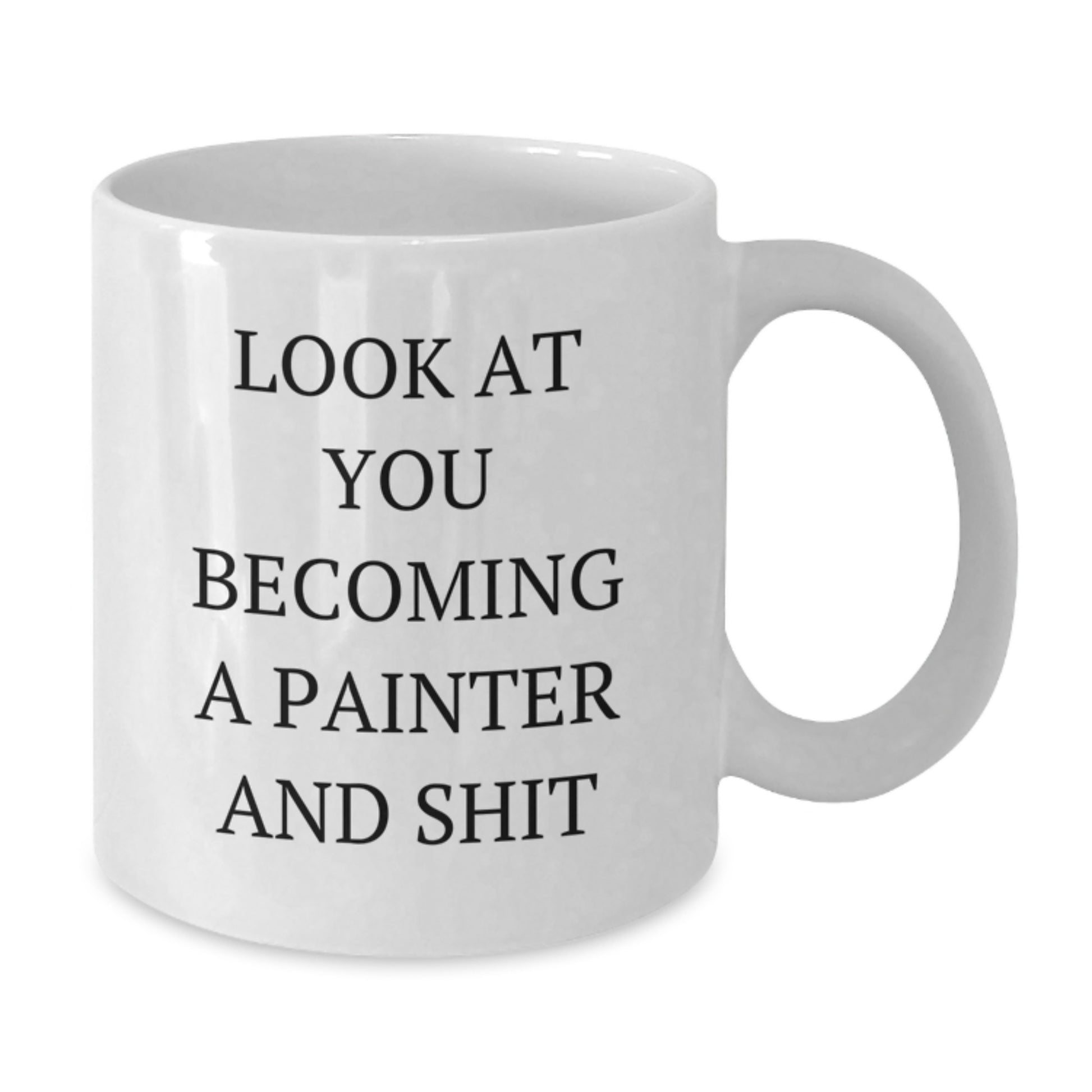 Funny Painter Gifts, White Coffee Mug for Painter Enthusiasts, Valentine's Unique Gifts from Men to Painter Friends - Additional