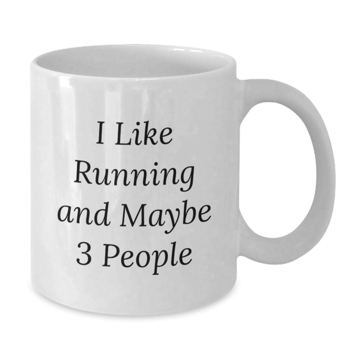 Running Enthusiast Gift for Him - I Like Running Keepsake Mug - Additional