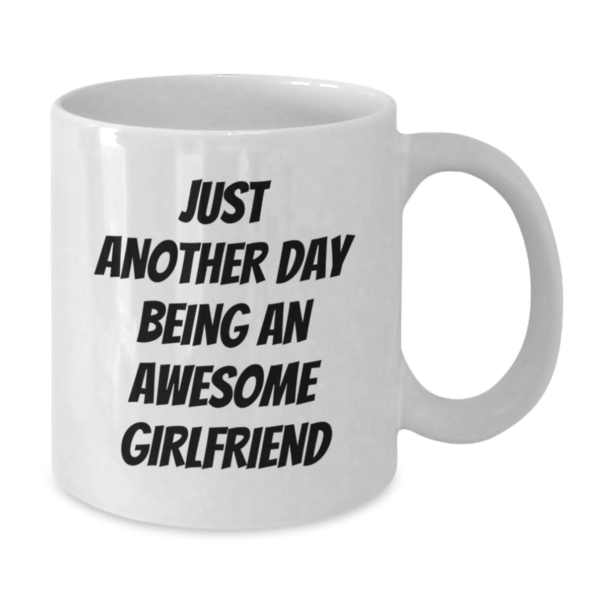 Girlfriend Gift Cheerful Quote Coffee Mug Keepsake for Him - Additional