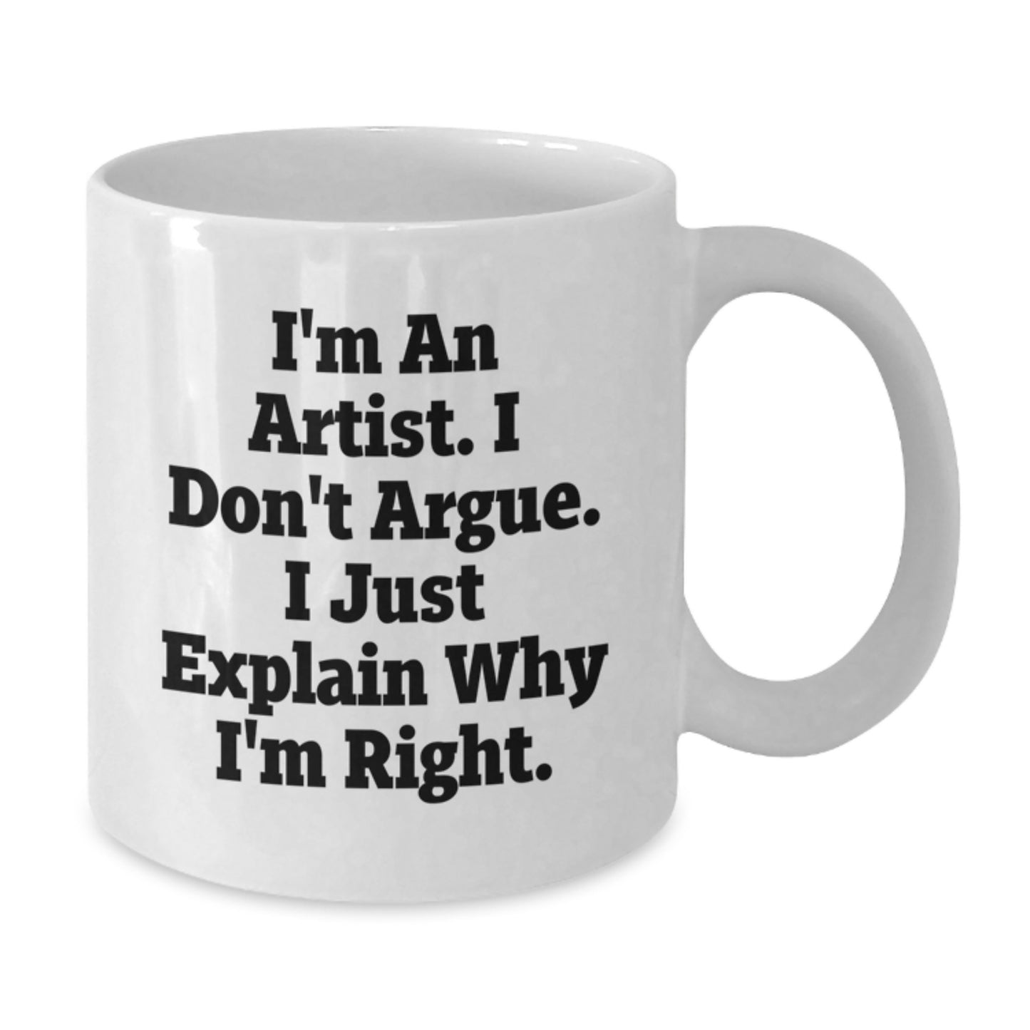 Funny Artist White Coffee Mugs Gifts from Friends and Family for Graduation Unique Artistic Creations - Additional