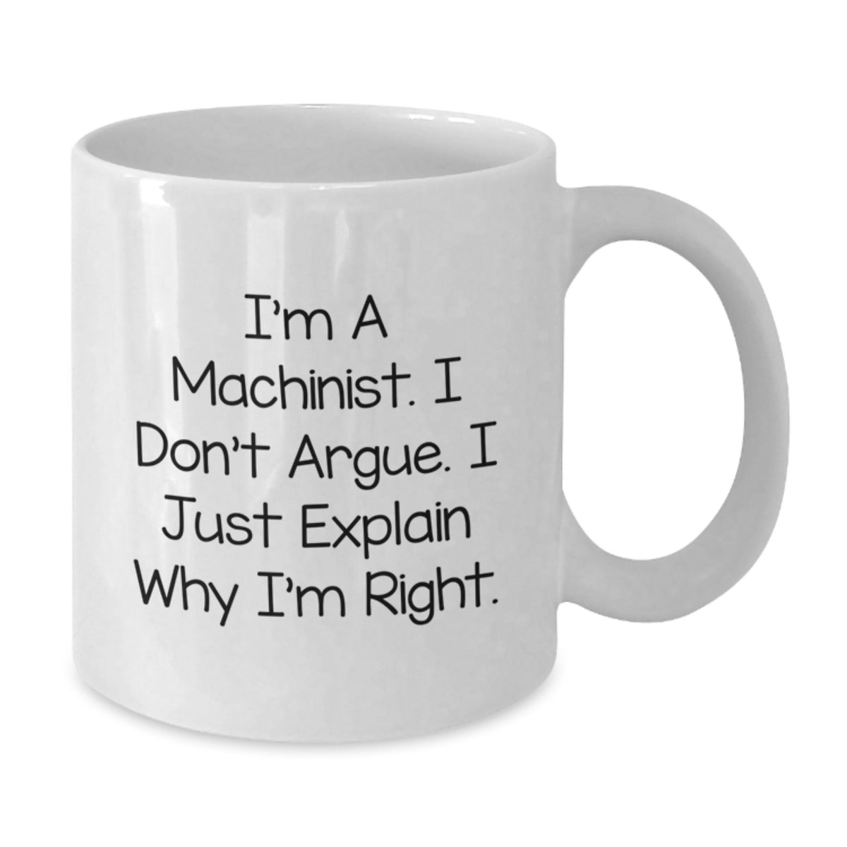 Machinist Gift for Him A Righteous Keepsake Coffee Mug - Additional