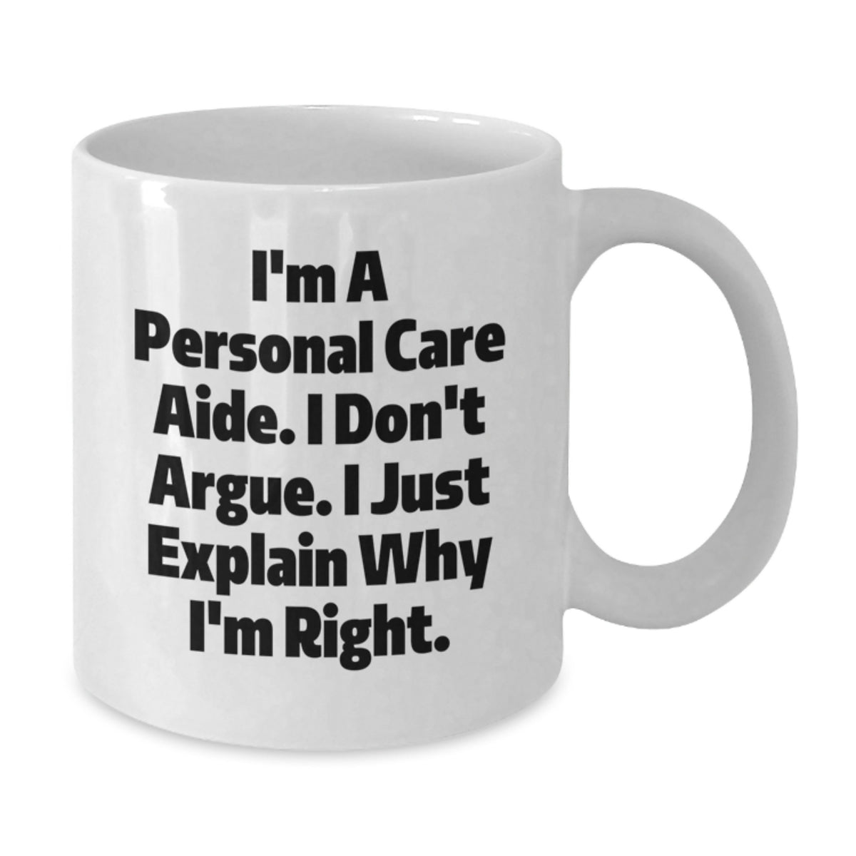 Christmas Gift for Her A Humorous Mug for a Personal Care Aide - Additional