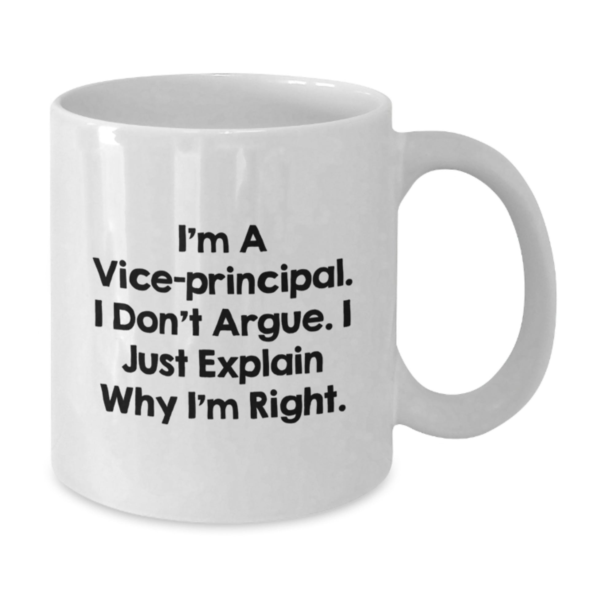 Funny Vice-principal White Coffee Mugs Gifts for Him from Friends Christmas Unique - Additional