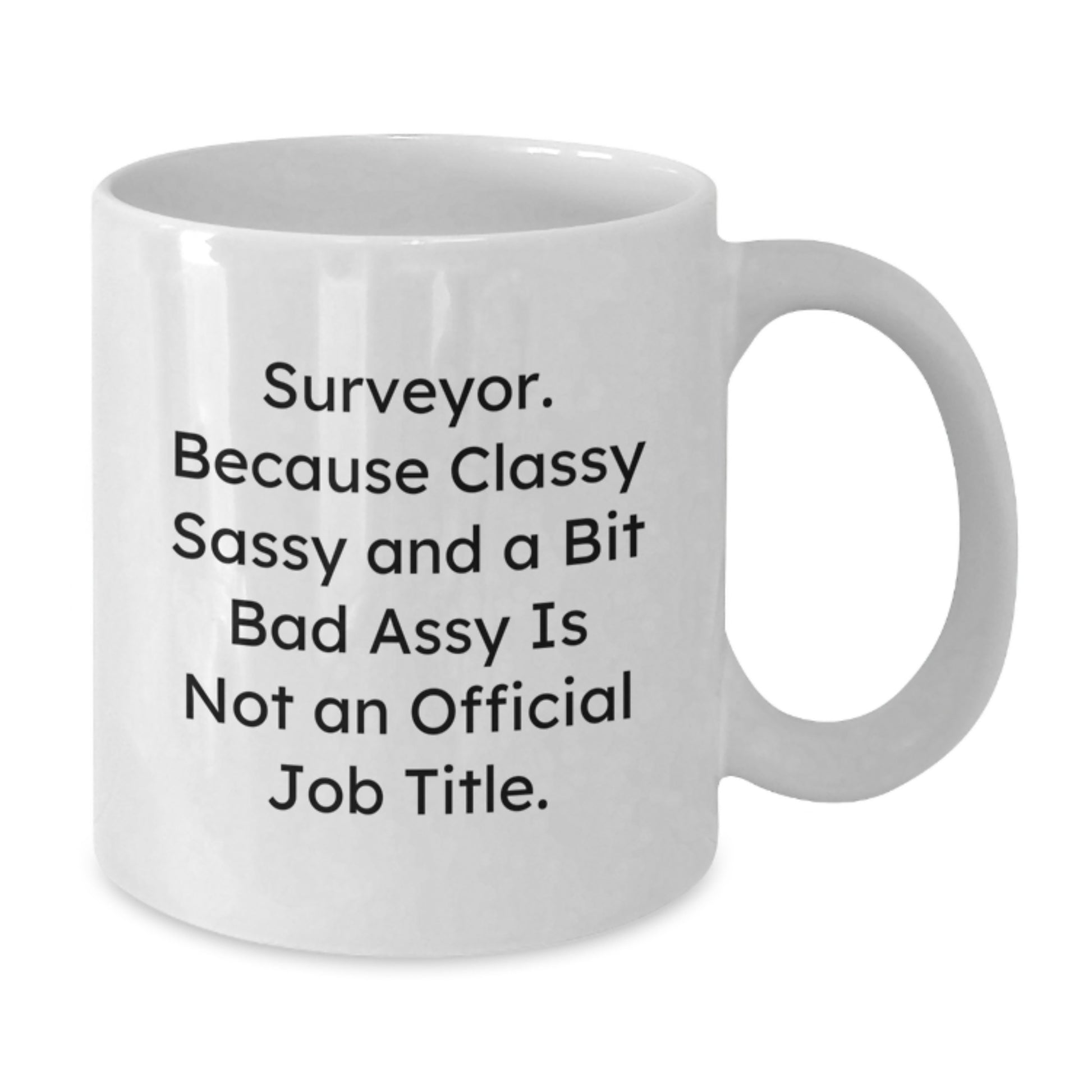 Funny Surveyor Gifts for Her, Unique White Coffee Mug, Surveyor Gifts from Men to Surveyor Women, Mother's Day Unique Gifts - Additional