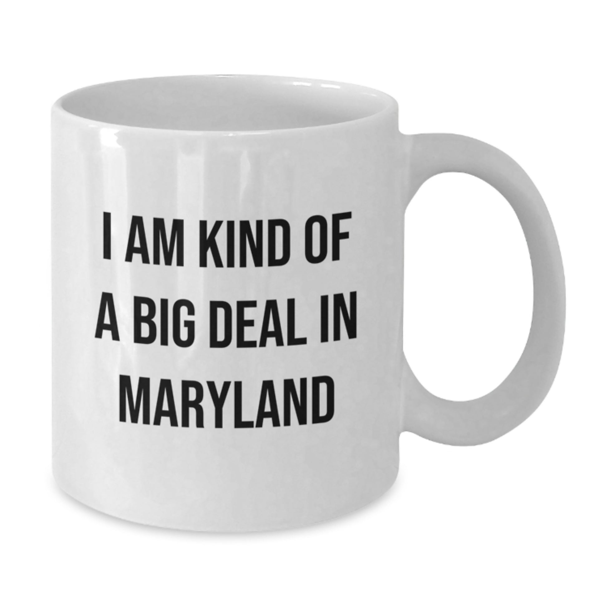 Maryland Gifts from Friends, Unique Birthday Unique Gifts for Maryland, Funny White Coffee Mug I Am Kind Of A Prime Selection In Maryland - Additional