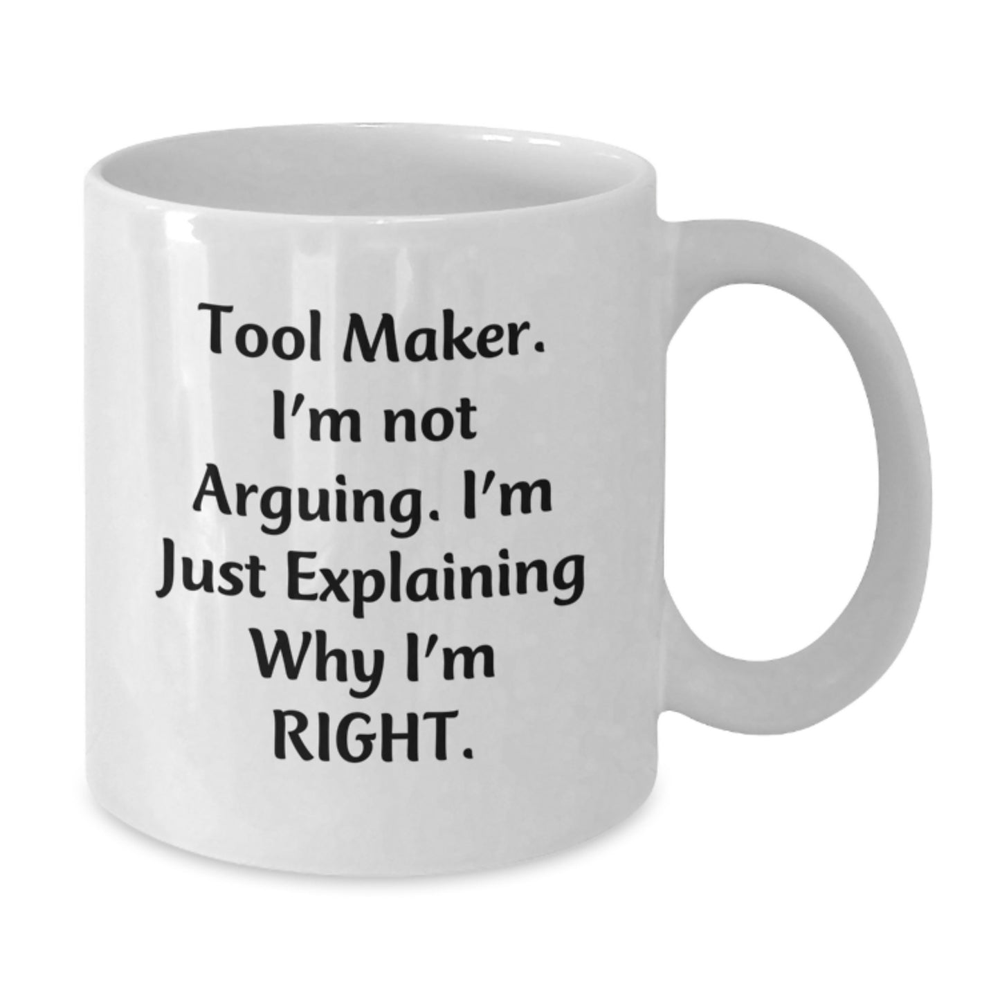 Funny Tool Maker Gifts from Friends, White Coffee Mug for Tool Makers, Graduation Unique Gifts for Men - Additional