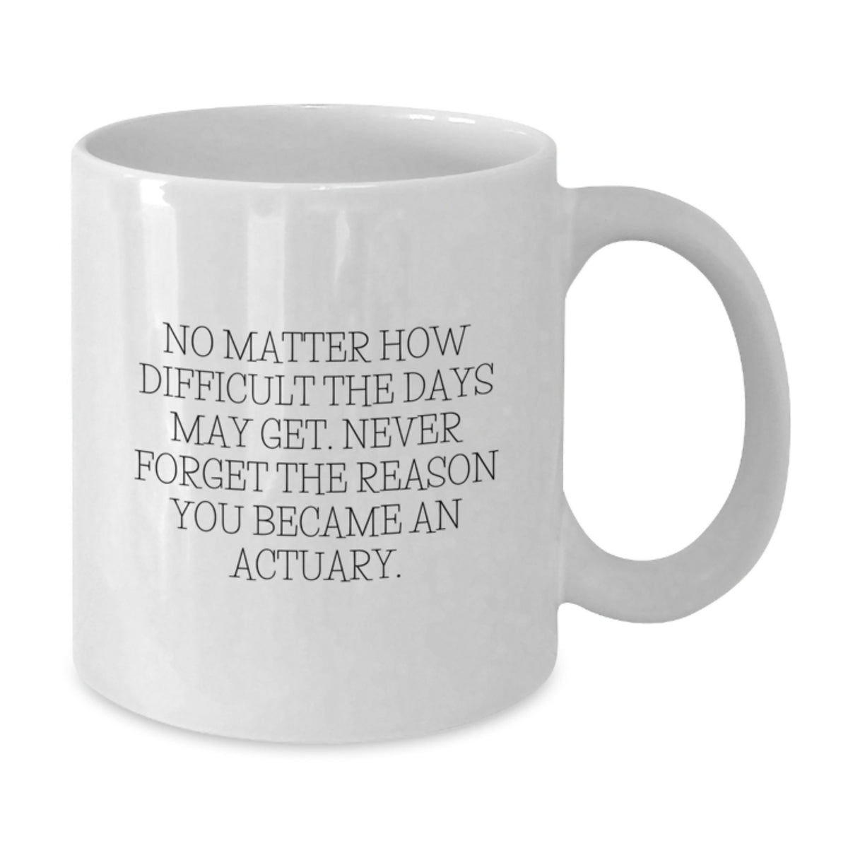 Christmas Gift for Her Uplifting Actuary Present - No Matter How - Additional