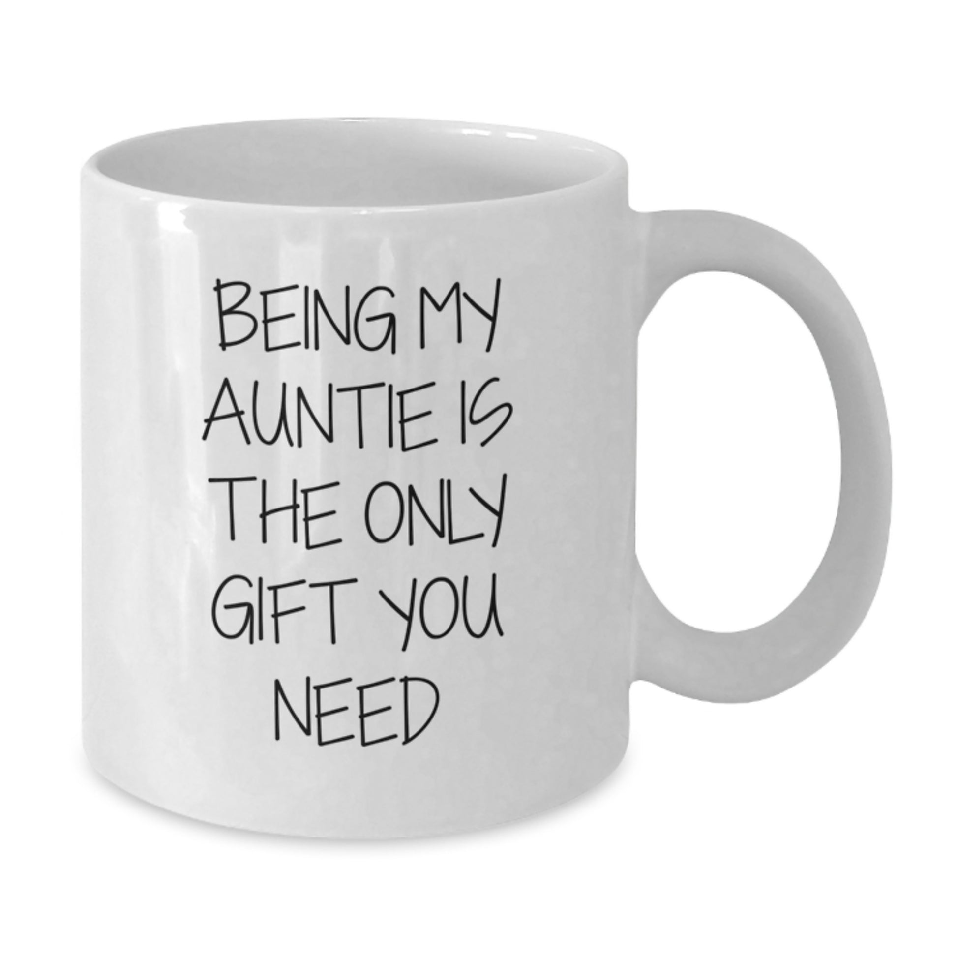 Funny Auntie White Coffee Mugs Gifts from Men to Women for Auntie Birthday Unique - Additional