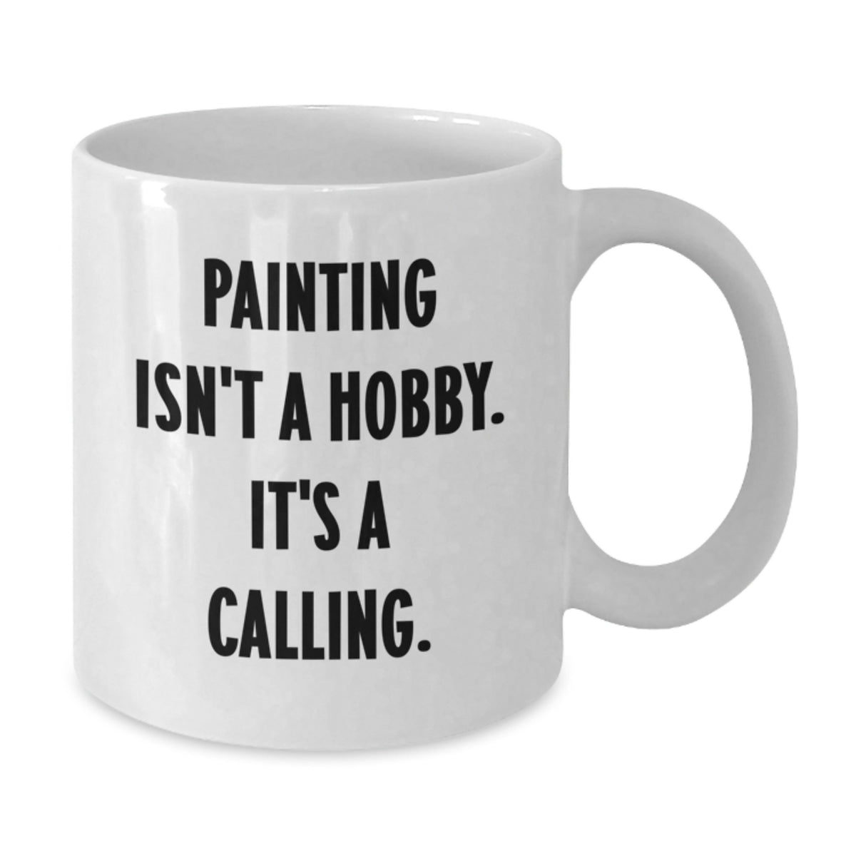Christmas Gift for Her Inspiring Painting Calling Present Mug - Additional