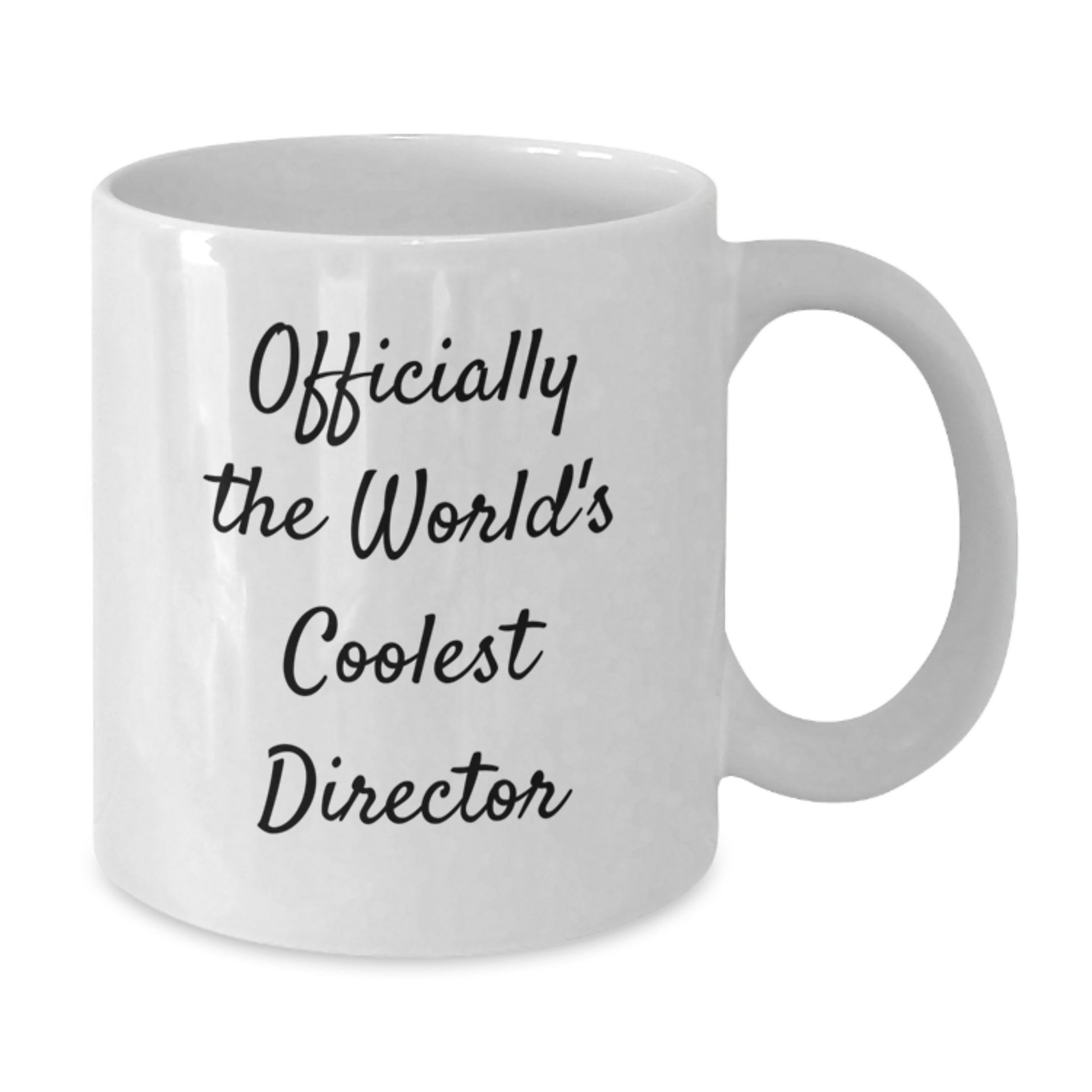 Funny Director Gifts for Men, Officially The World's Coolest Director White Coffee Mugs from Friends, Gifts for Director on Graduation, 11oz or 15oz Capacity - Additional