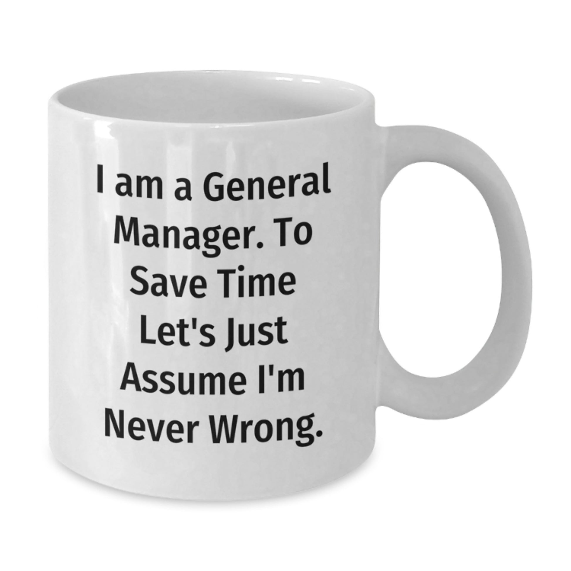 Funny General Manager Gifts for Men Christmas Unique Mugs from Friends - Additional