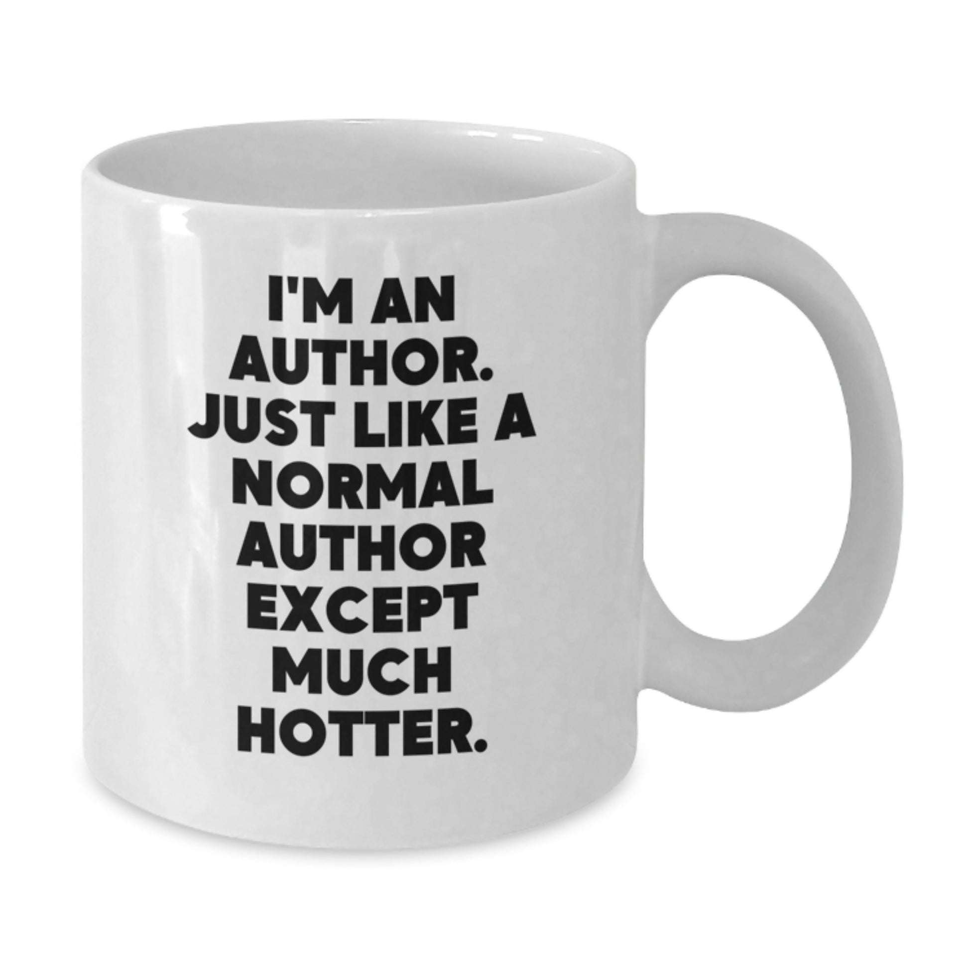 Funny Author Mug Gifts from Men to Authors on Mother's Day Unique White Coffee Mugs - Additional