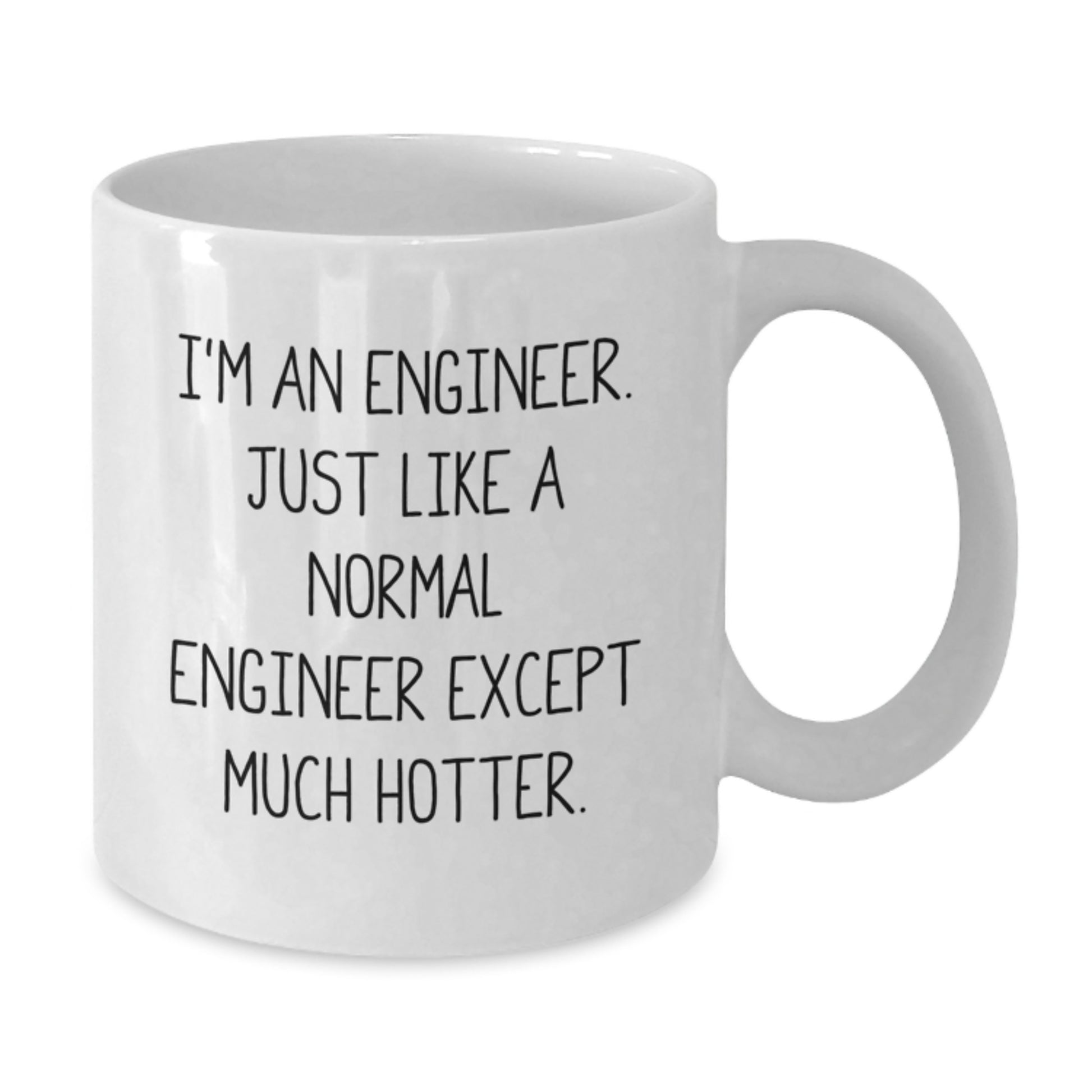 Funny Engineer Gifts, White Coffee Mug for Valentine's, Unique 'I'm An Engineer' Mug - Additional