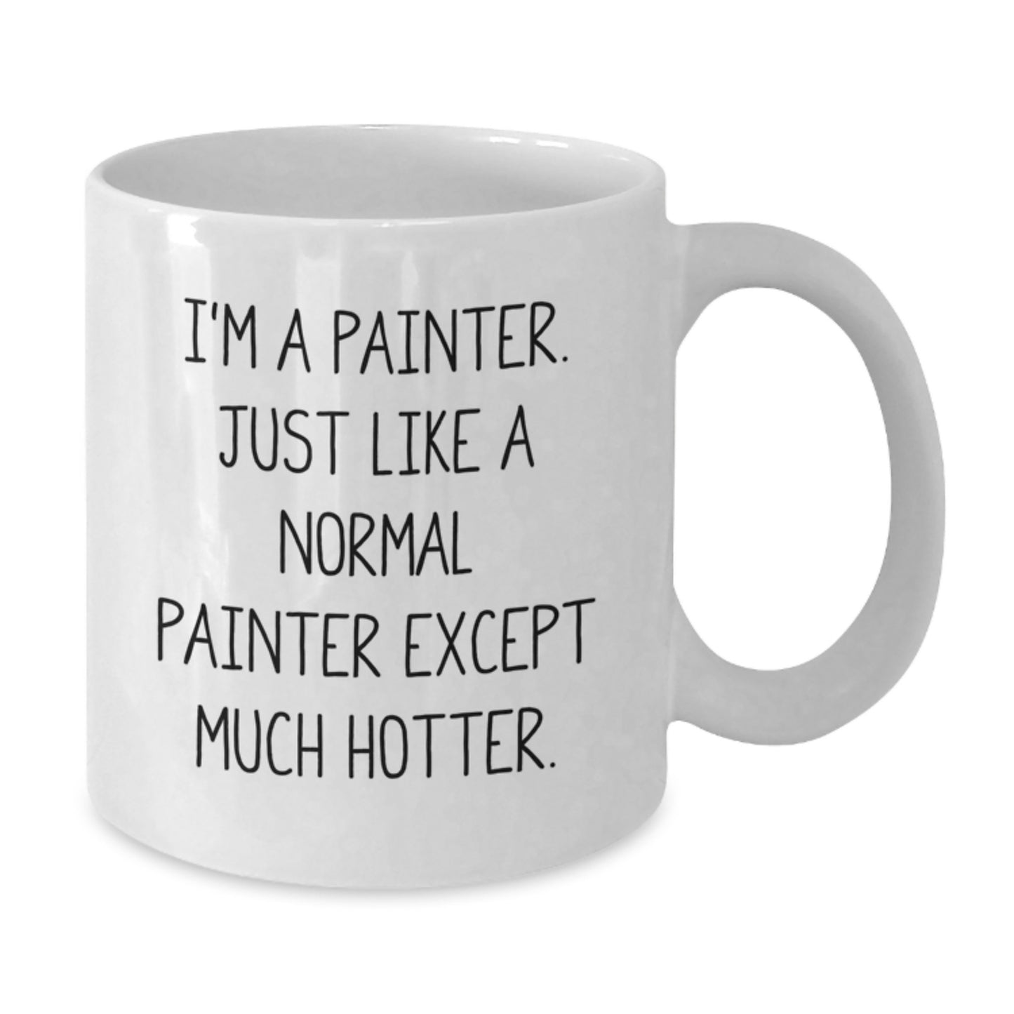 Funny Gifts from Painter Enthusiasts, Unique Mother's Day Unique Gifts for Painter Lover, White Coffee Mug with Painter Humor Quote by Painter - Additional