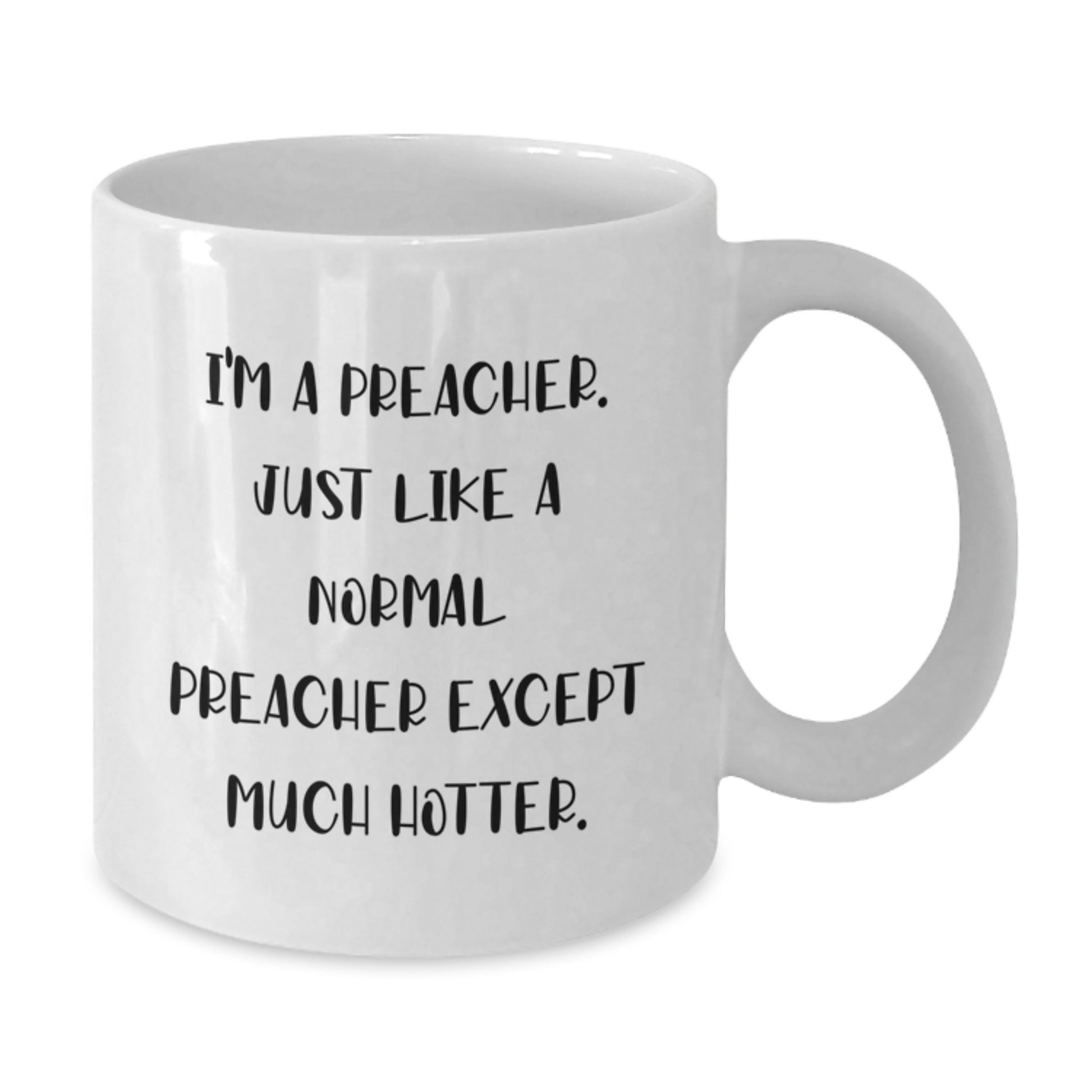 Preacher White Coffee Mug Gifts from Men for Father's Day Unique Funny Mugs - Additional