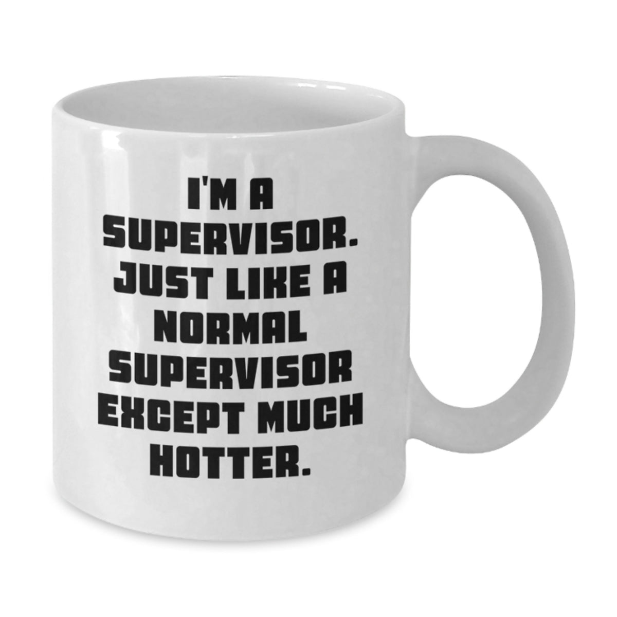 Funny Supervisor Gifts from Men to Women White Coffee Mug, Perfect for Supervisor Enthusiasts on Mother's Day Unique Gifts - Additional