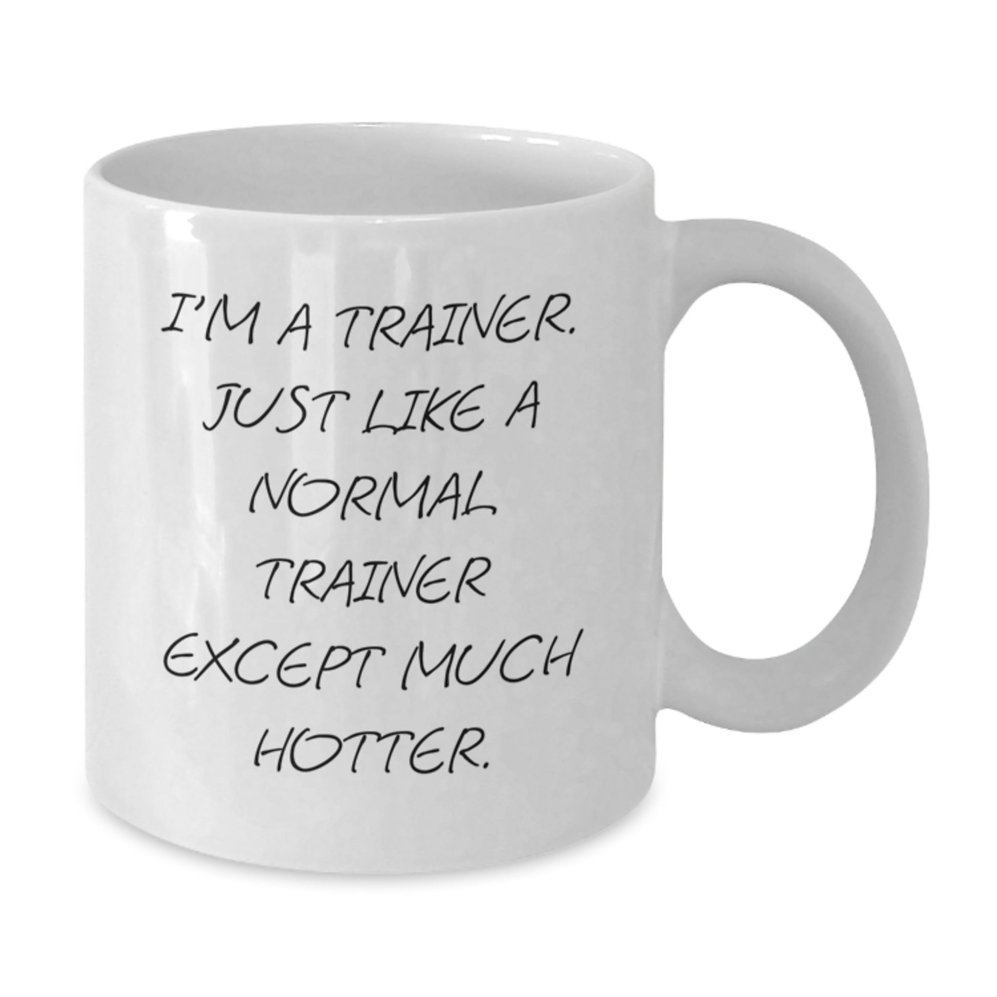 Funny Trainer Motivation Gifts from Friends for Men - I'm A Trainer White Coffee Mug, Unique Father's Day Unique Gifts for Trainers - Additional