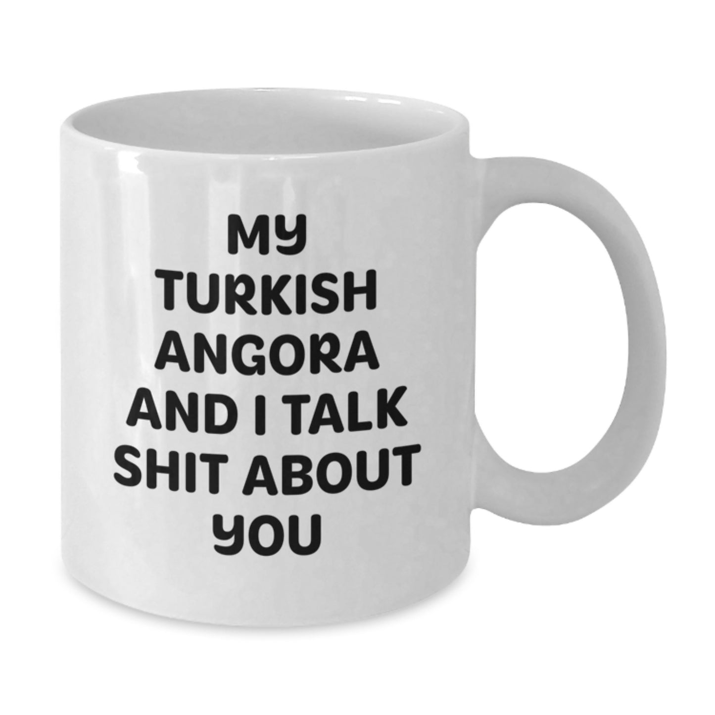 Funny Turkish Angora Cat Gifts from Mom for Graduation Unique White Coffee Mugs - Additional