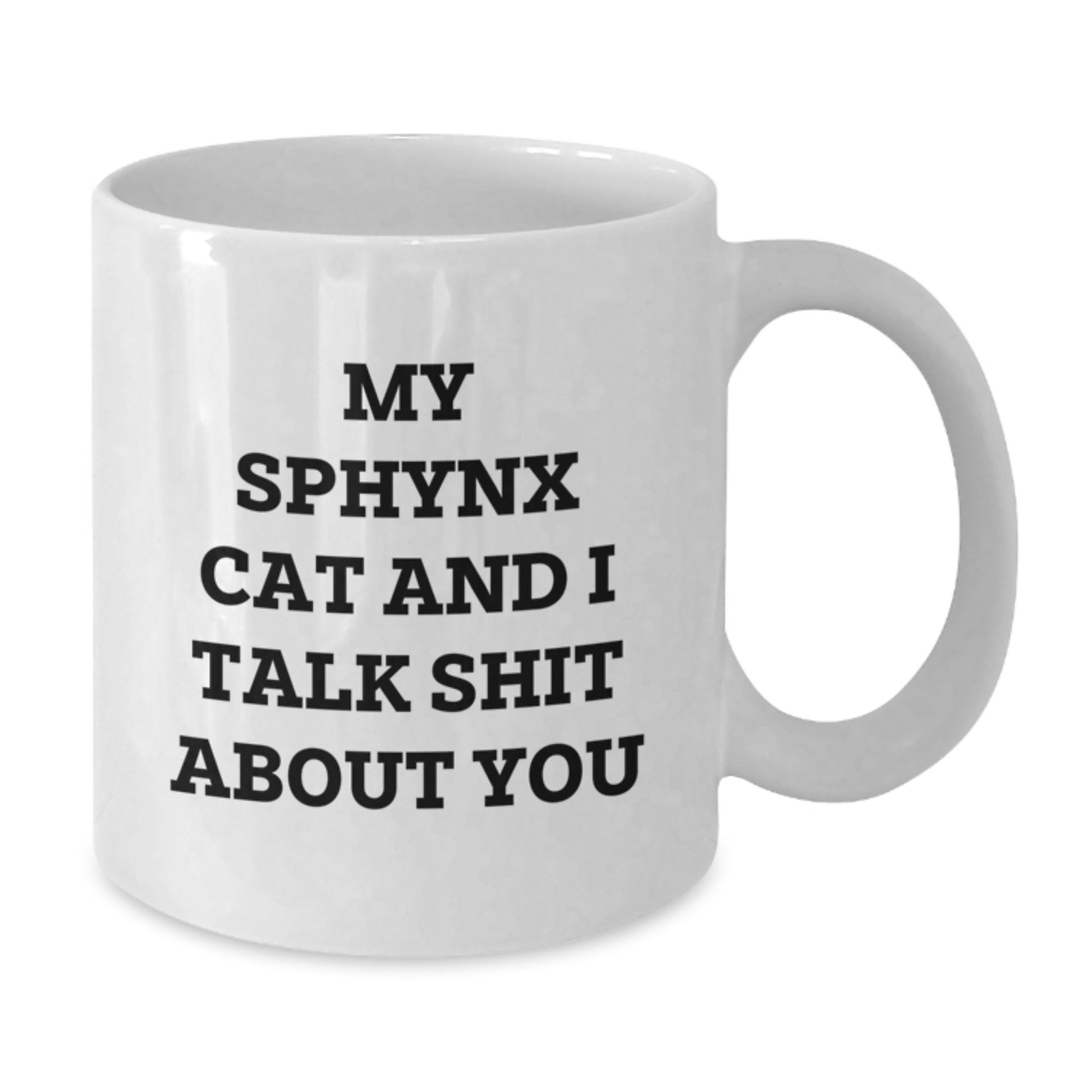 Funny Sphynx Cat White Coffee Mug Gifts from Family and Friends for Christmas - Additional