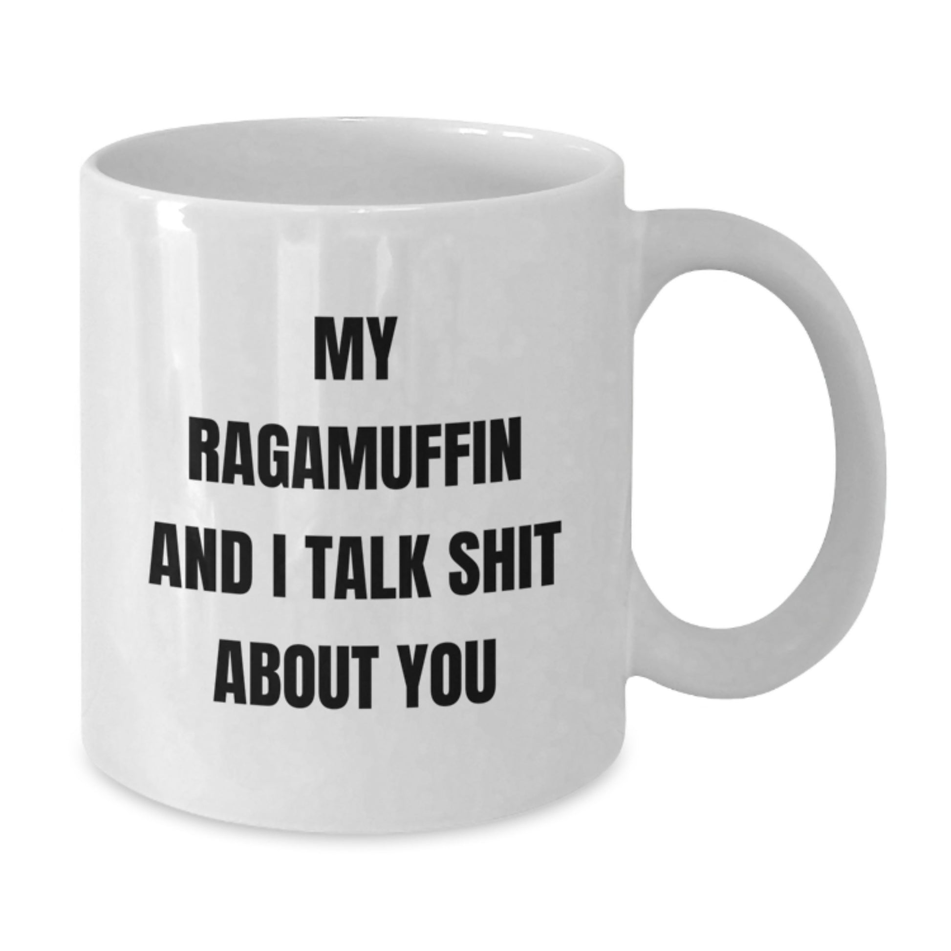 Funny White Coffee Mugs for Ragamuffin Cat Lovers Gifts from Men Women Friends Family Christmas Unique - Additional
