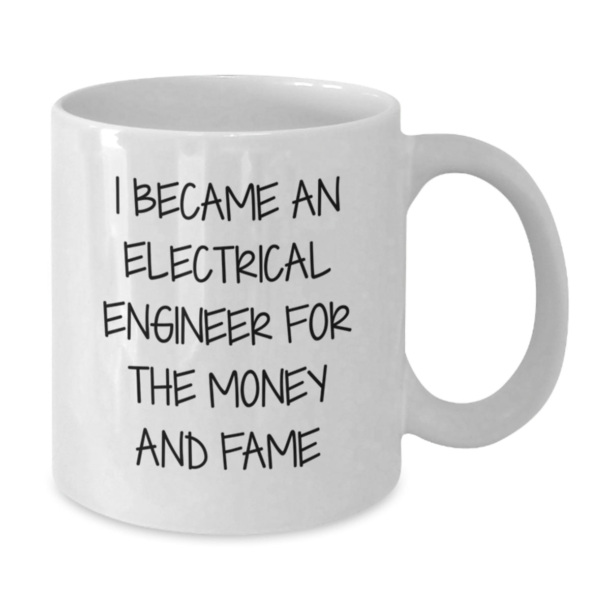 Funny Quote Gifts for Electrical Engineer, White Coffee Mug for Men, Birthday Unique Gifts from Friends - Additional
