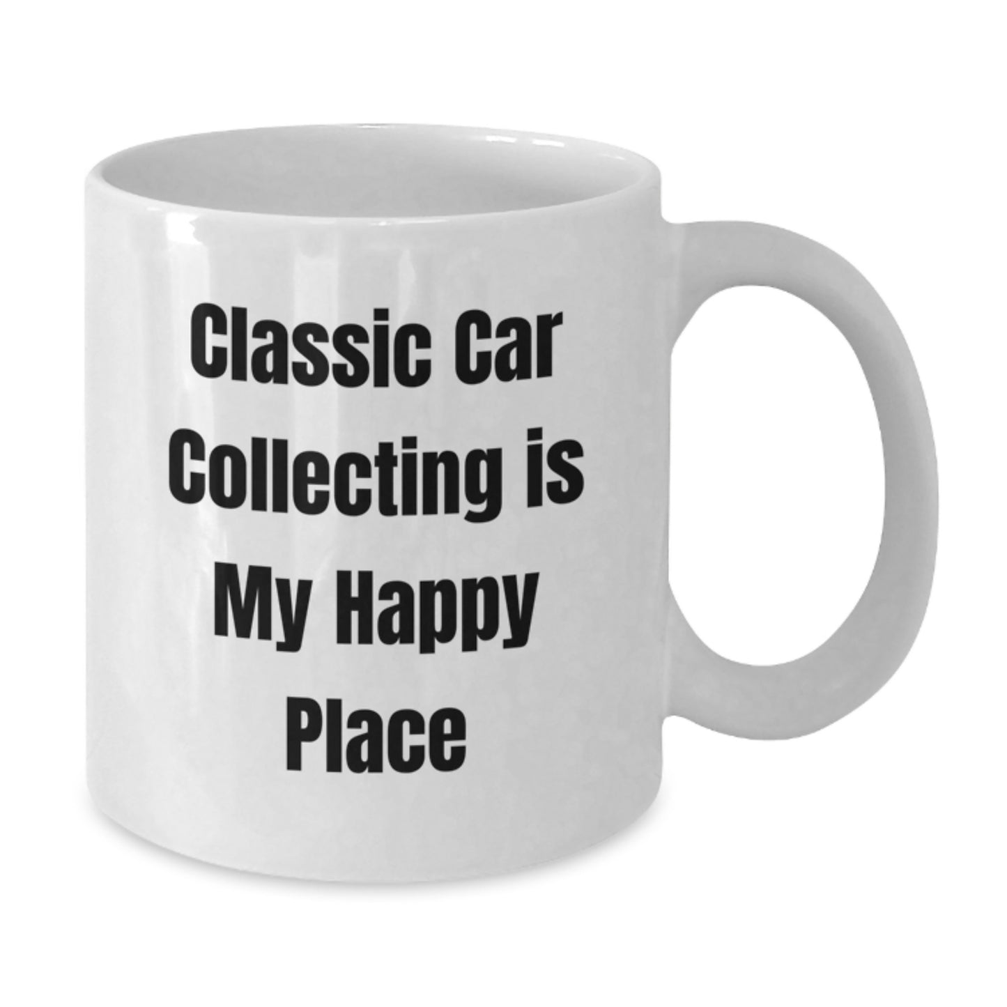 Funny Classic Car Collecting Gifts for Men - White Coffee Mug, Classic Car Enthusiast, Christmas Unique Gifts from Friends - Additional