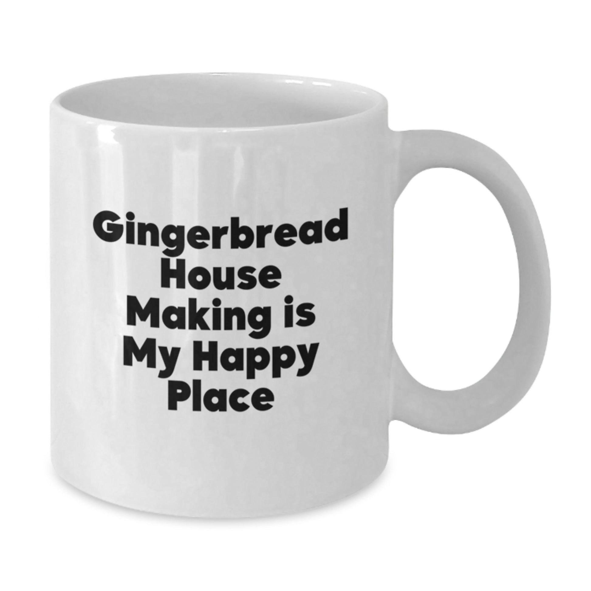 Birthday Gift for Her Gingerbread House Making Mug Present Ceramic 11oz - Additional