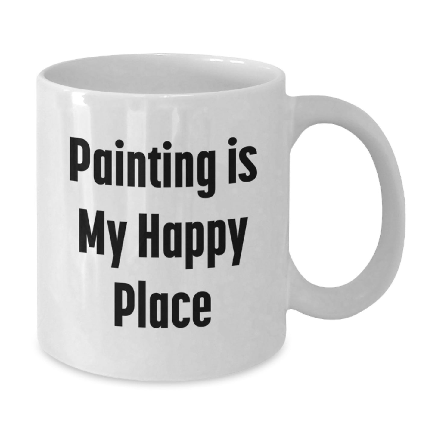 Graduation Gift Painting Is My Happy Place Mug for Her Present - Additional