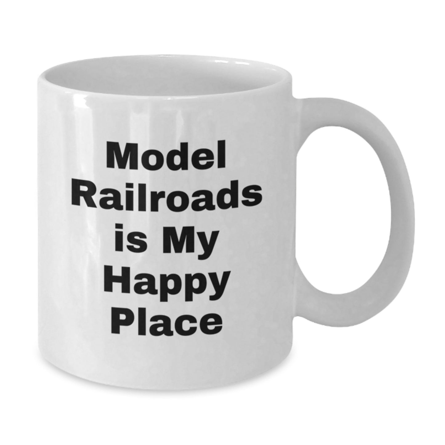 Funny, Inspirational Model Railroads Gifts - White Coffee Mug for Christmas Unique Presents from Friends to Model Railroads Enthusiasts - Additional