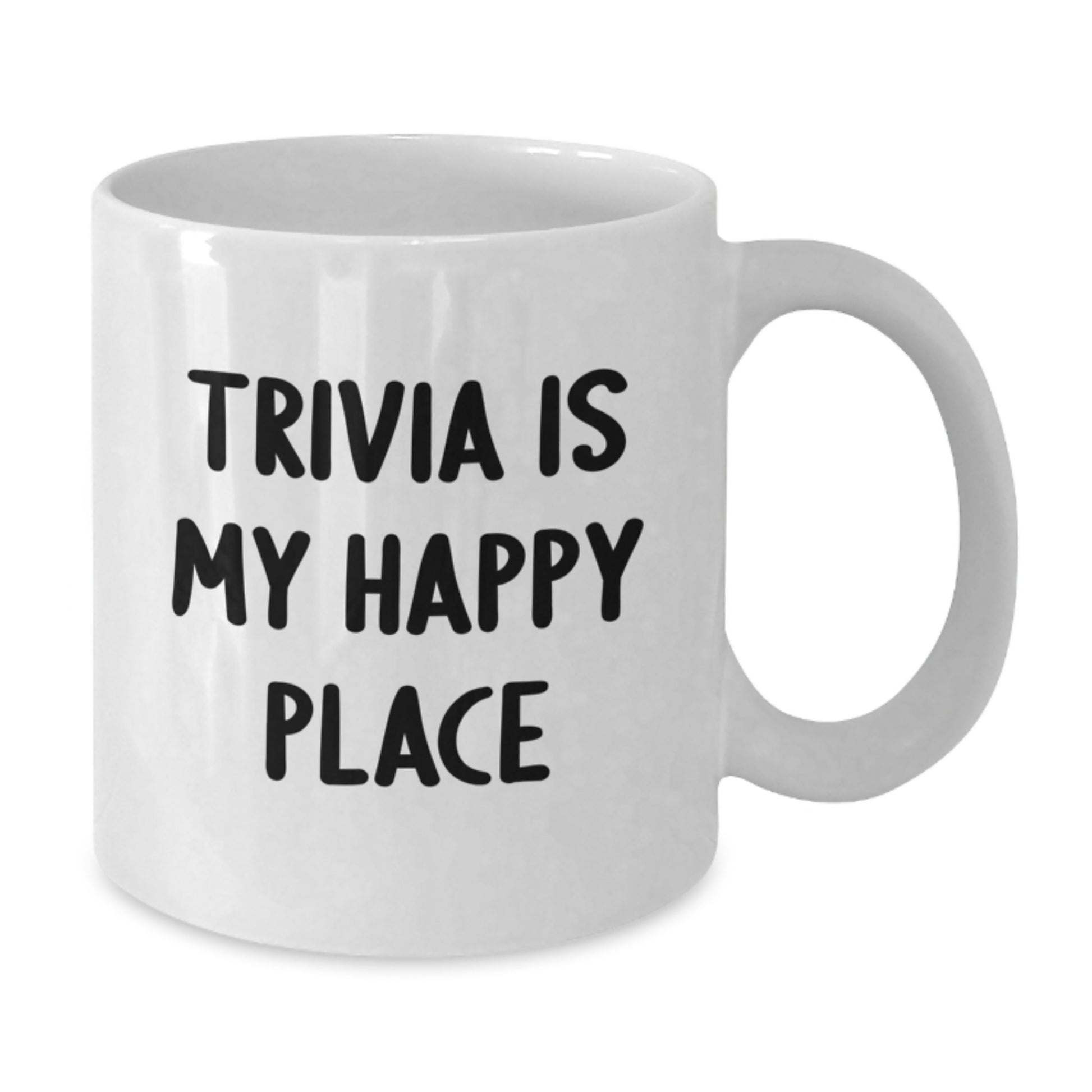 Trivia Lovers' Delight, Funny Trivia Quote, White Coffee Mug, Graduation Unique Gifts from Friends to Trivia Enthusiasts - Additional