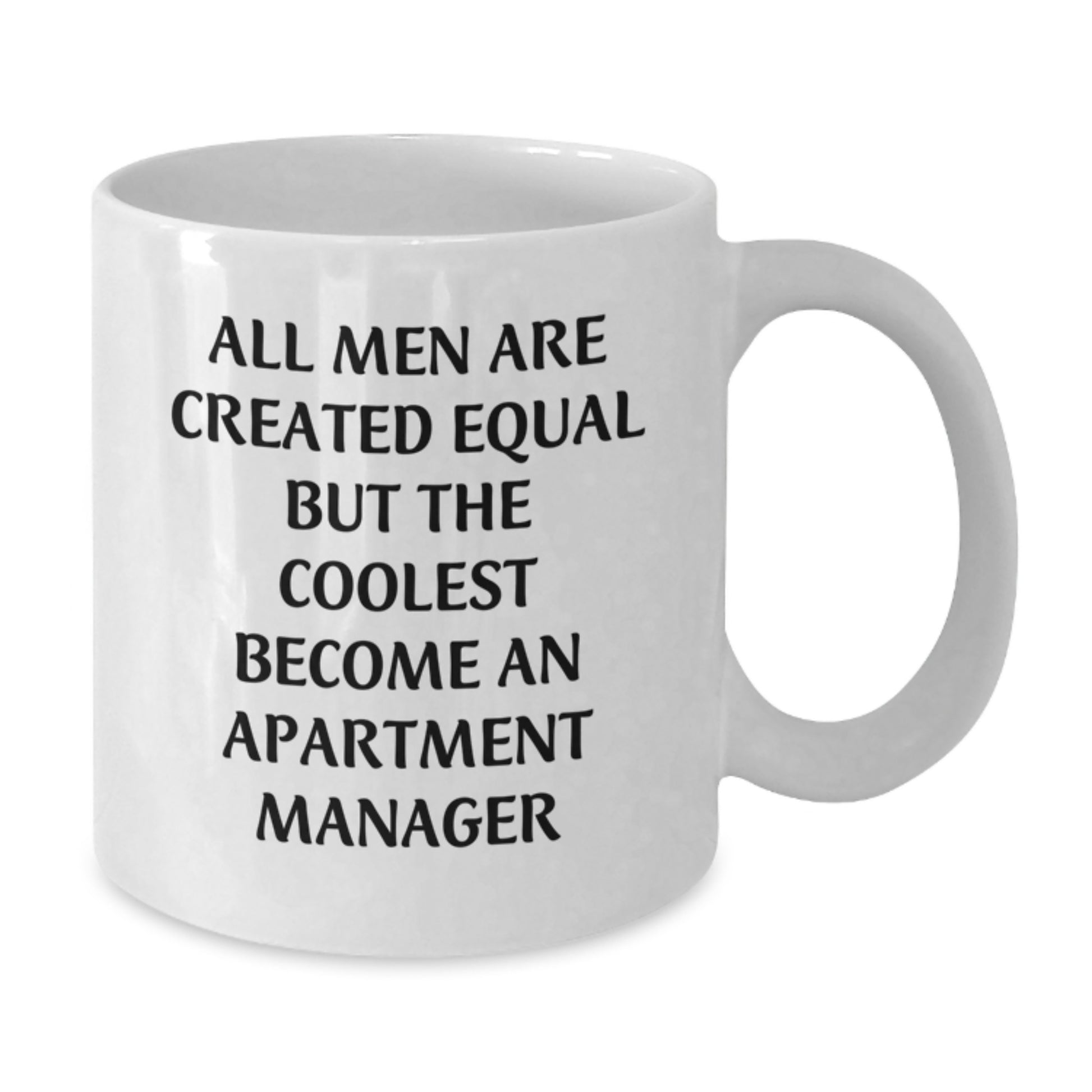 Funny Apartment Manager Gifts for Men, Unique Graduation Unique Gifts for Apartment Managers, White Coffee Mug from Friends and Family - Additional