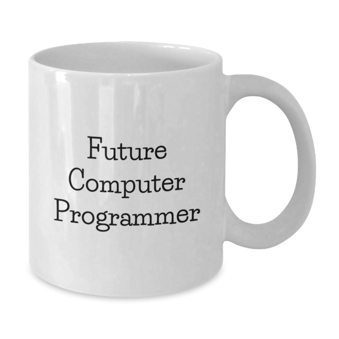 Funny Future Computer Programmer White Coffee Mug, Gifts for Computer Programmer, Christmas Unique Gifts from Friends, Unique Computer Programmer Mug - Additional