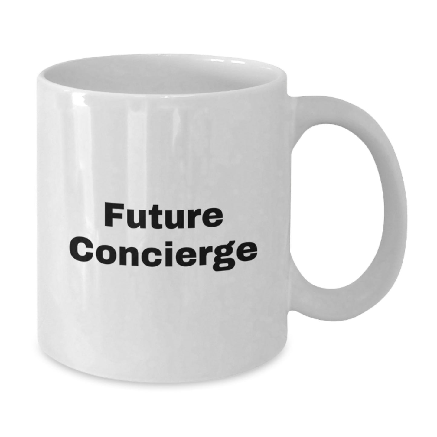 Funny Future Concierge Gifts from Men to Best Friends on Christmas Unique White Coffee Mugs - Additional