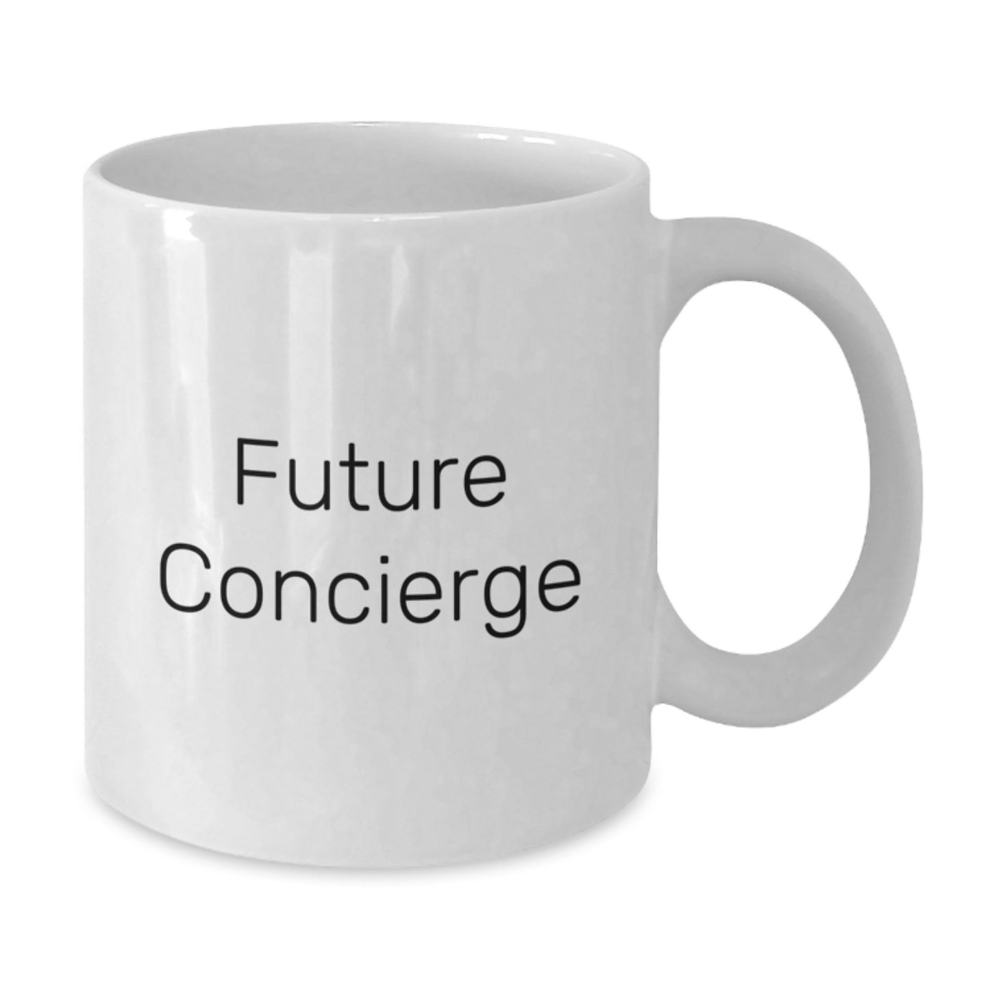 Future Concierge Gifts from Friends for Concierge, Funny White Coffee Mug, Christmas Unique Gifts, Gifts for Men, Unique Office Mugs - Additional