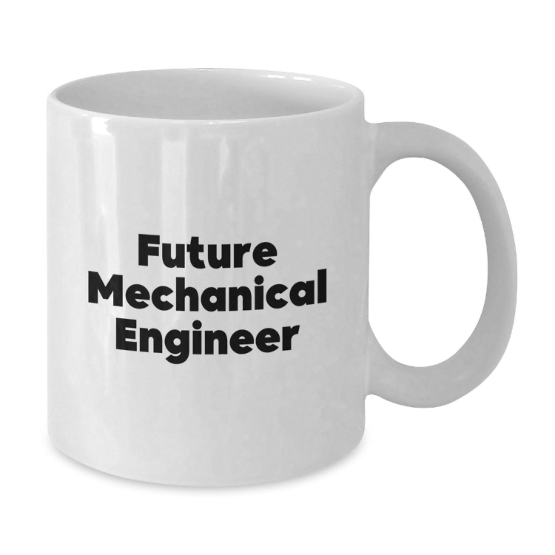 Funny Mechanical Engineer Gifts for Him, Future Mechanical Engineer White Coffee Mug, Birthday Unique Gifts from Friends - Additional