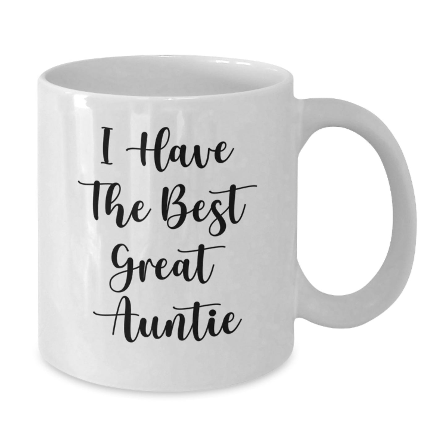 Funny Auntie Gifts - Great Auntie White Coffee Mug for Auntie, Ideal Gift for Auntie - Additional