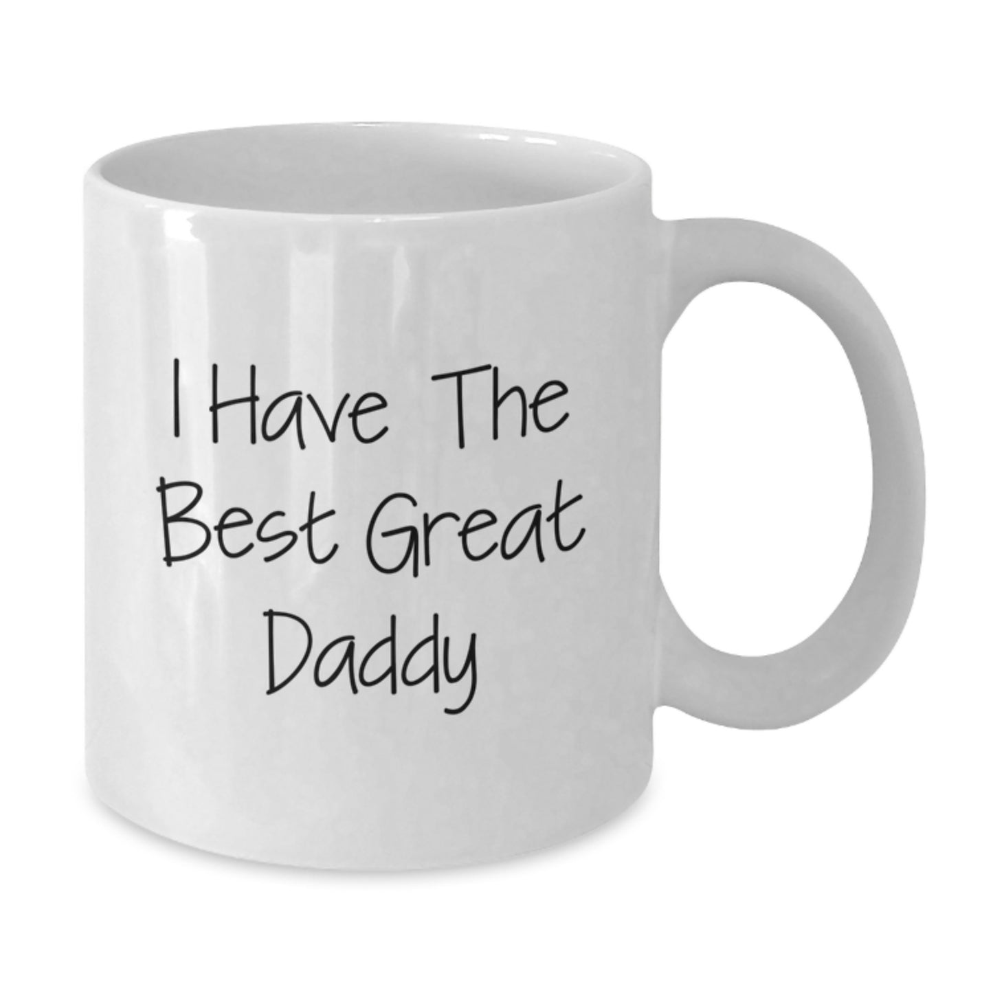 Funny Great Daddy Gifts White Coffee Mug for Valentine's Unique Presents from Men to Dads - Additional