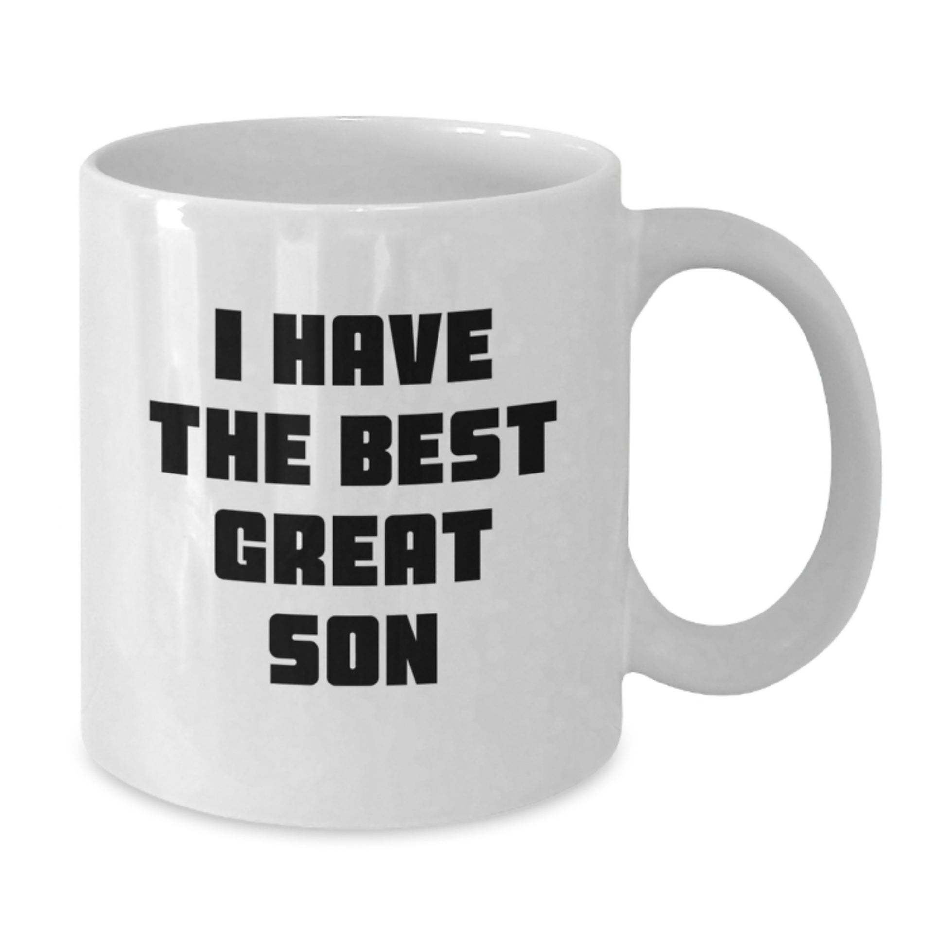Funny 'I Have the Best Son' Son White Coffee Mug Gifts for Son Birthday - Additional