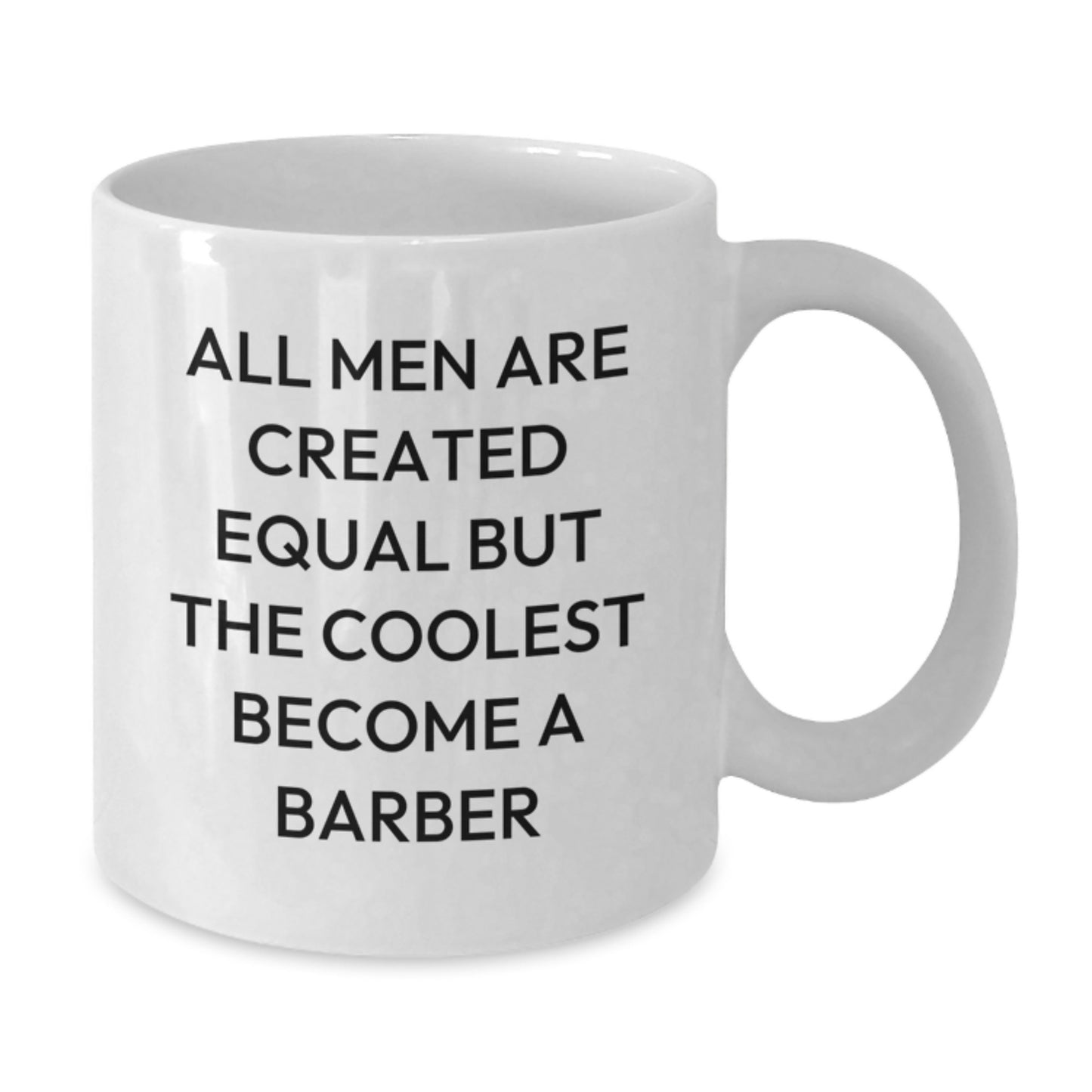 Barber Keepsake White Coffee Mug for Him Birthday Gift Premium Ceramic - Additional