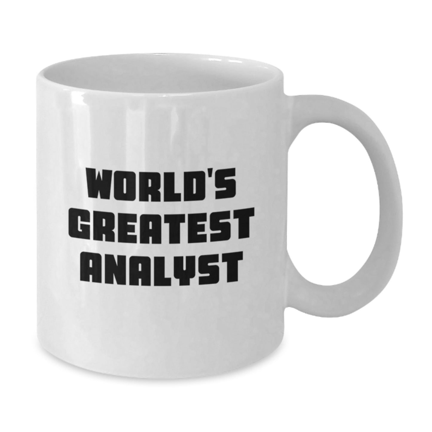 Analyst Keepsake White Coffee Mug for Him 11oz Graduation Gift - Additional