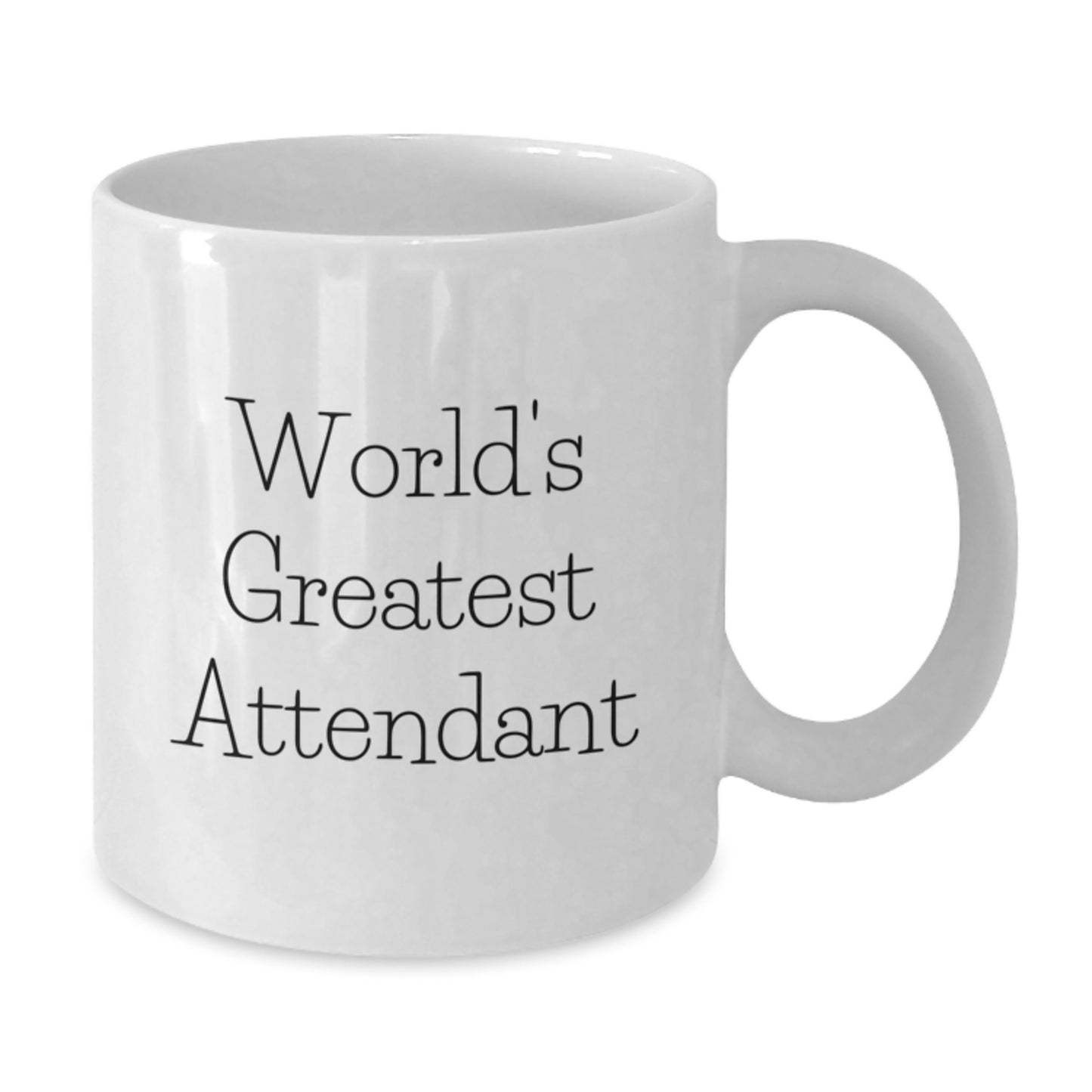 For Him Keepsake Birthday Gift World's Greatest Attendant Ceramic Mug - Additional